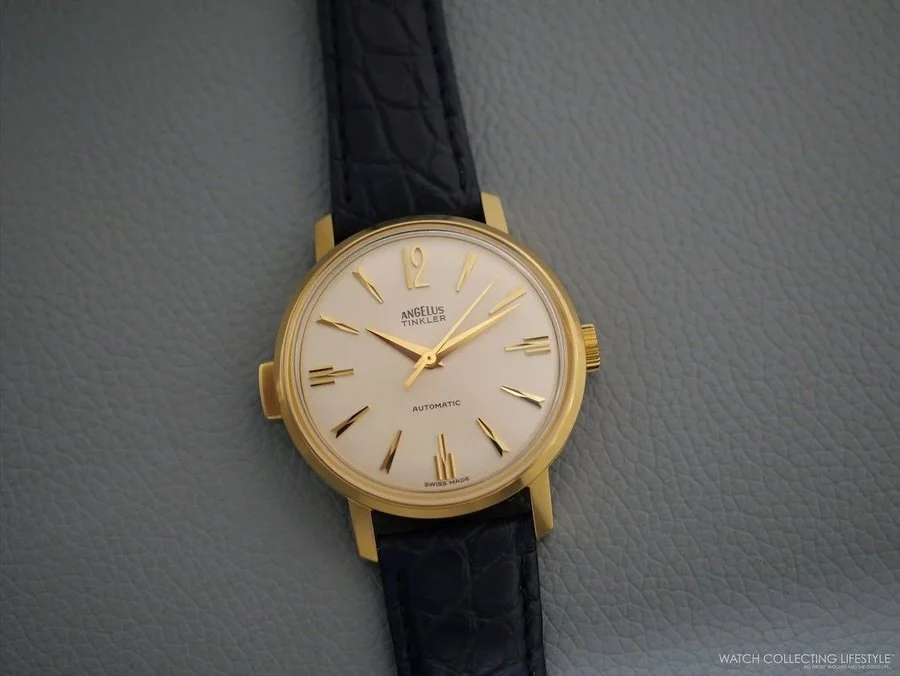 When the original @angelus_watches Tinkler arrived in 1958, it was heralded as a pioneer: an automatic, water-resistant quarter-repeater wristwatch at a moment when the quarter-repeater complication was widely considered obsolete. Only roughly 100 ex