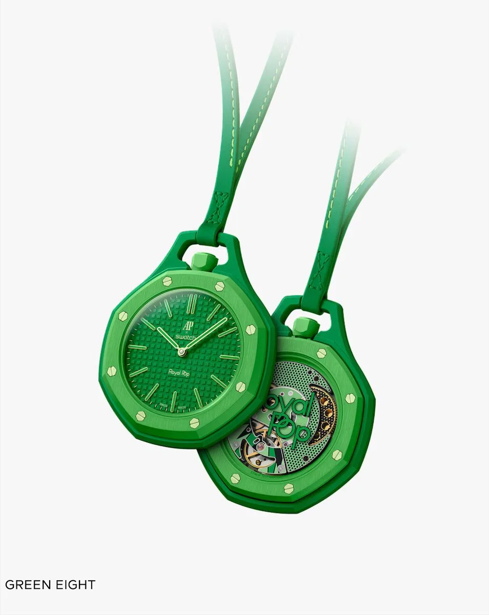 ロイヤルポップ グリーン Audemars Piguet x Swatch Swatch x Audemars 