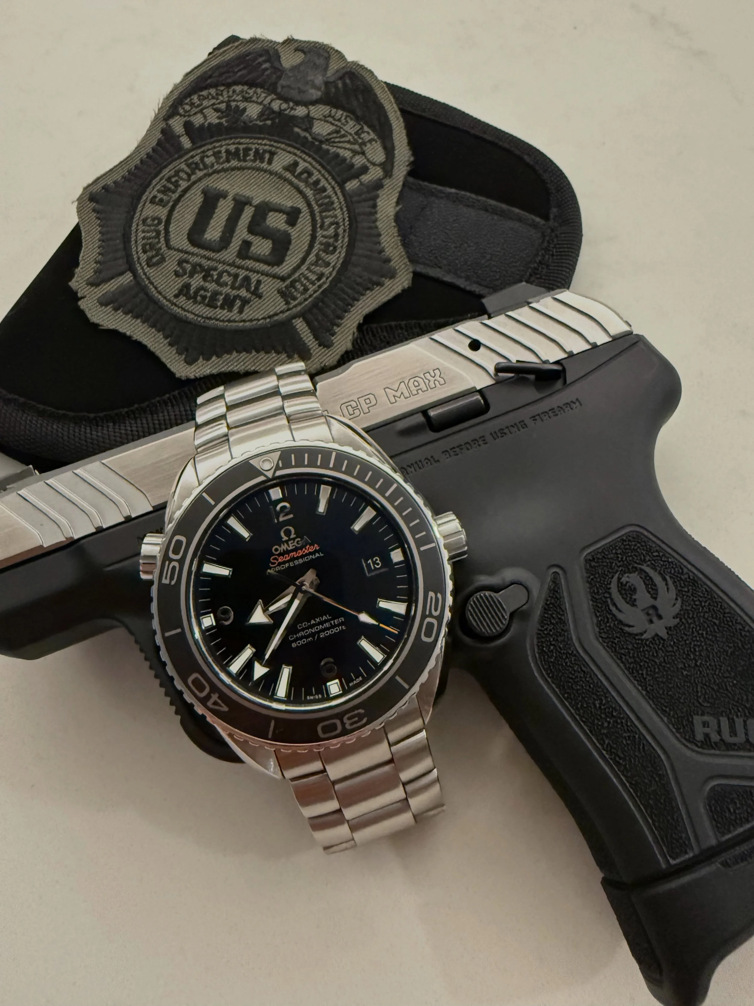 A post for @gregwatchman Thanks for being a friend. See you in Chitown soon. #ruger #seamaster #omegaseamaster #watchcollectinglifestyle