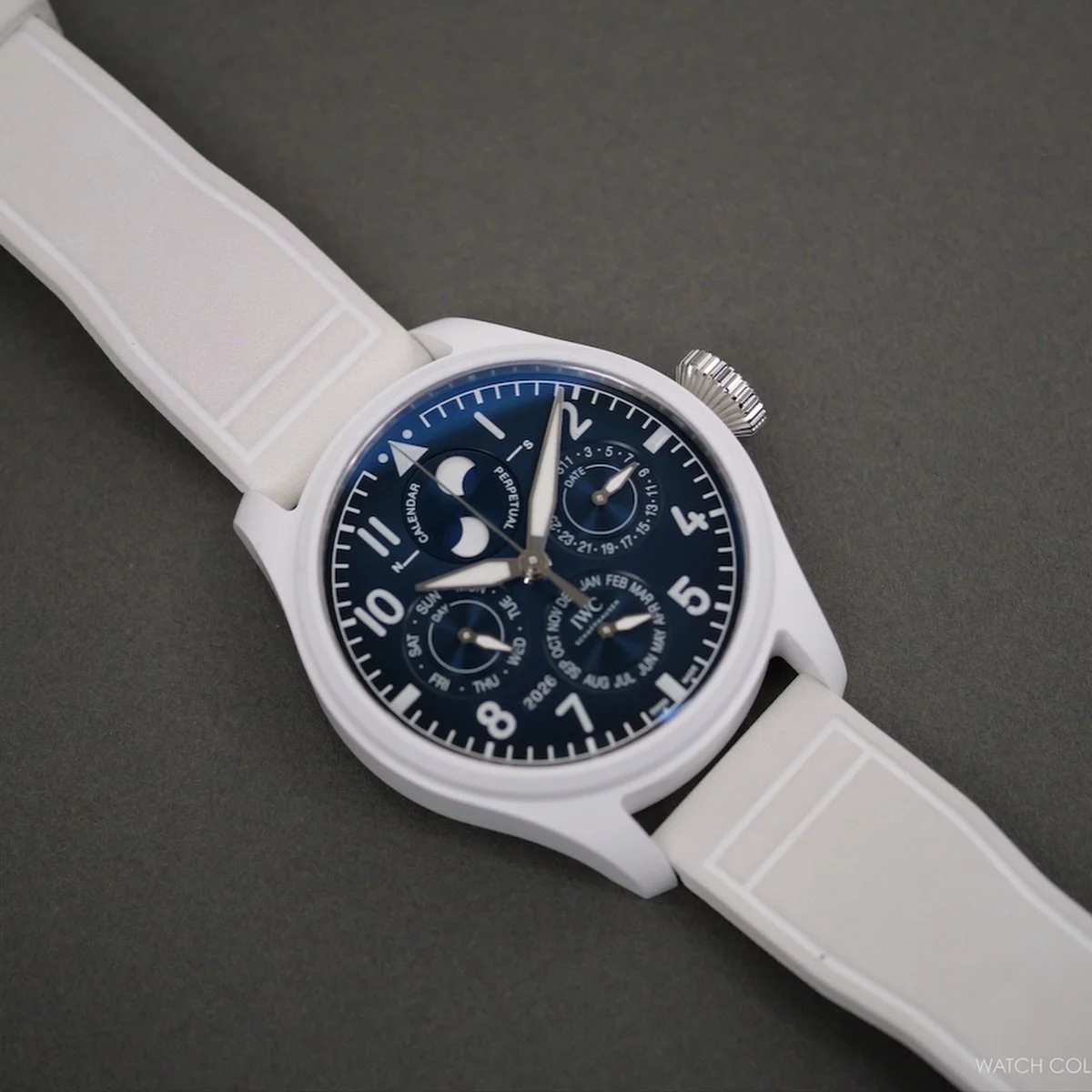The @iwcwatches Big Pilot&rsquo;s Perpetual Calendar ProSet Le Petit Prince&mdash;Set It Backward or Forward Without Damaging It. #iwcwatches #watchcollectinglifestyle #pilotswatch #perpetualcalendar