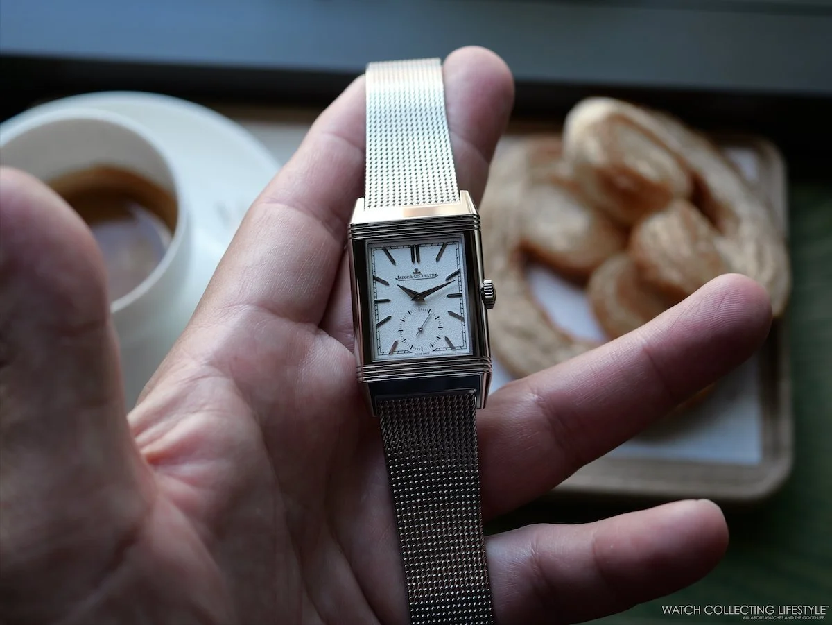 Introducing: Jaeger-LeCoultre Reverso Tribute Monoface Small Seconds 'Or Deco' White Gold (Live Photos)