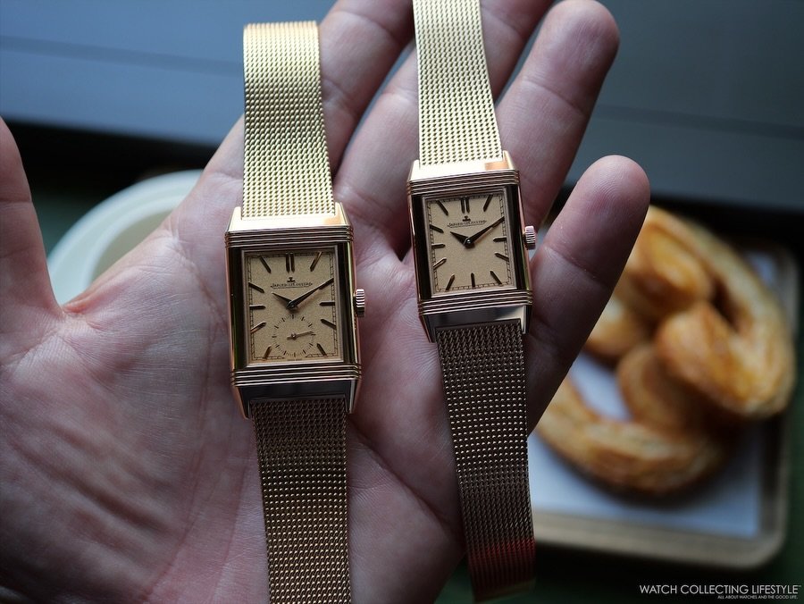 The new @jaegerlecoultre Reverso Tribute Monoface &lsquo;Or Deco Solo Tempo&rsquo; drops the small seconds subdial, contracts the case to dimensions within striking distance of the 1931 original, and presents the whole proposition in 18K pink gold on