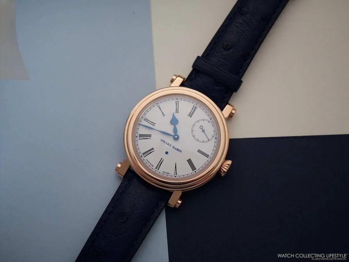 Speake-Marin Piccadilly Resilience Gold&mdash;Grand Feu Enamel That Speaks Quietly  @speakemarin #speakemarin #watches #watchcollectinglifestyle #independentwatchmaking