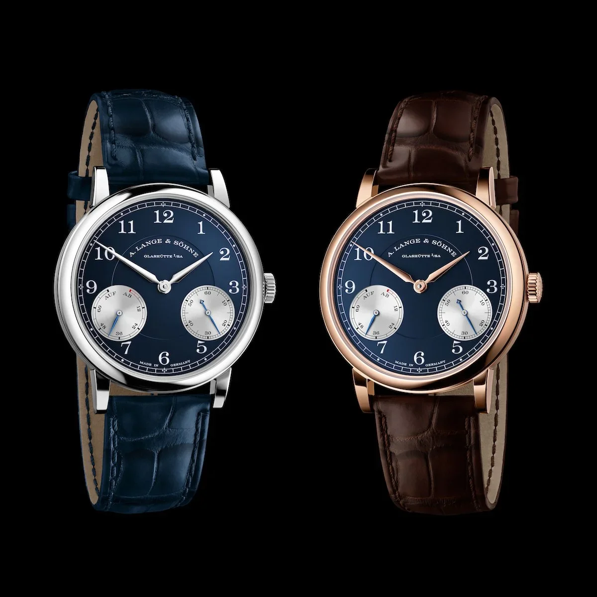 Introducing: A. Lange & Söhne 1815 UP/DOWN Blue Limited Edition—Two Golds and Compact Proportions