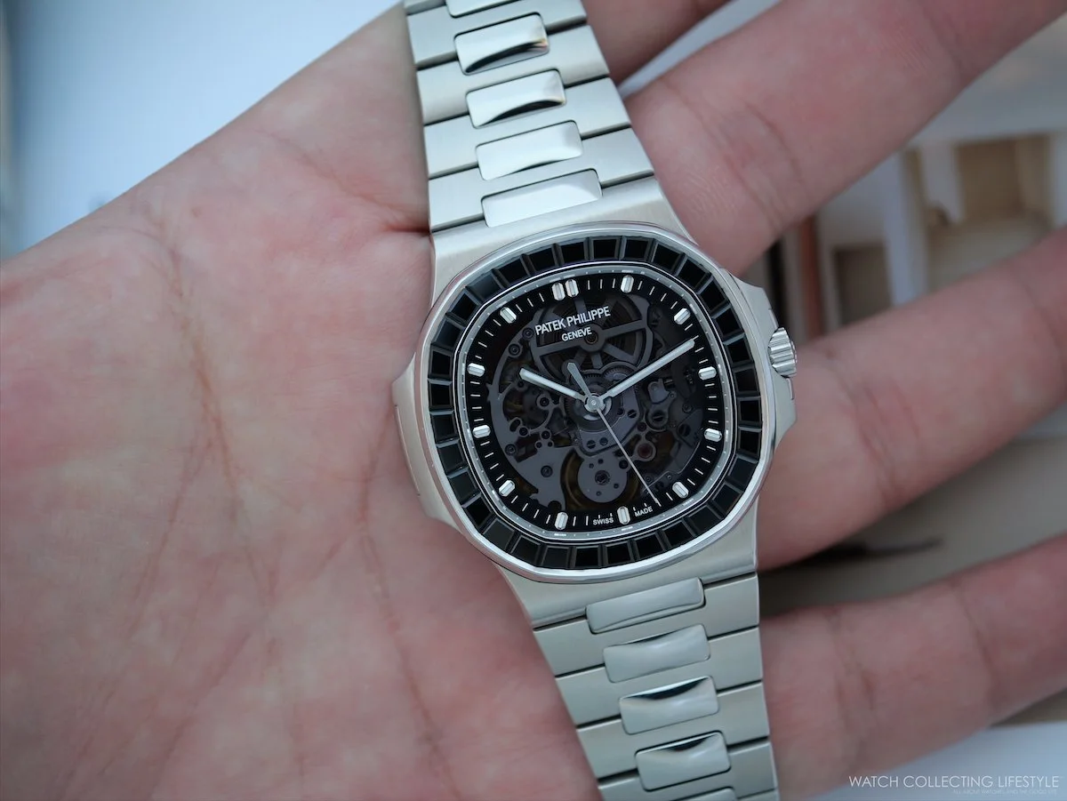 Insider: Artisans de Genève Nautilus 5711 'BlackStone'—A Glacier in Smoky Sapphire and Black Spinels