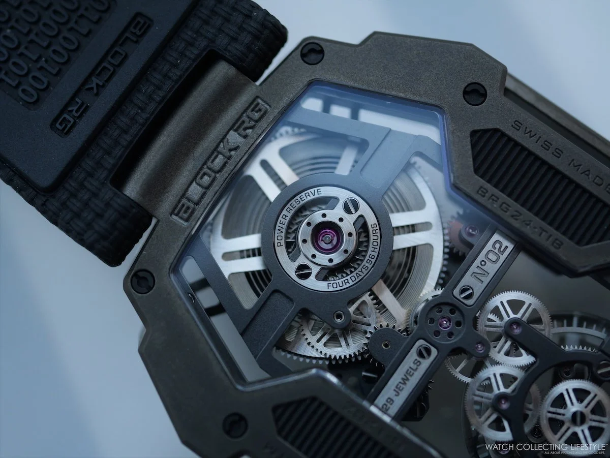 Metre Blocks Insider: BLOCK RG Stealth Tourbillon Azure Blue Edition—Blue Accents ...