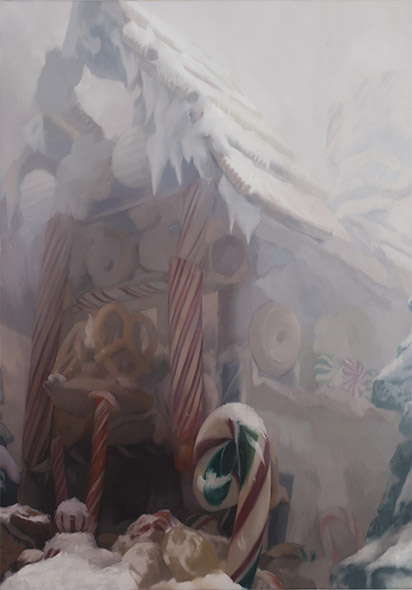  Ruin , 2014. Oil on linen. 34" * 24"