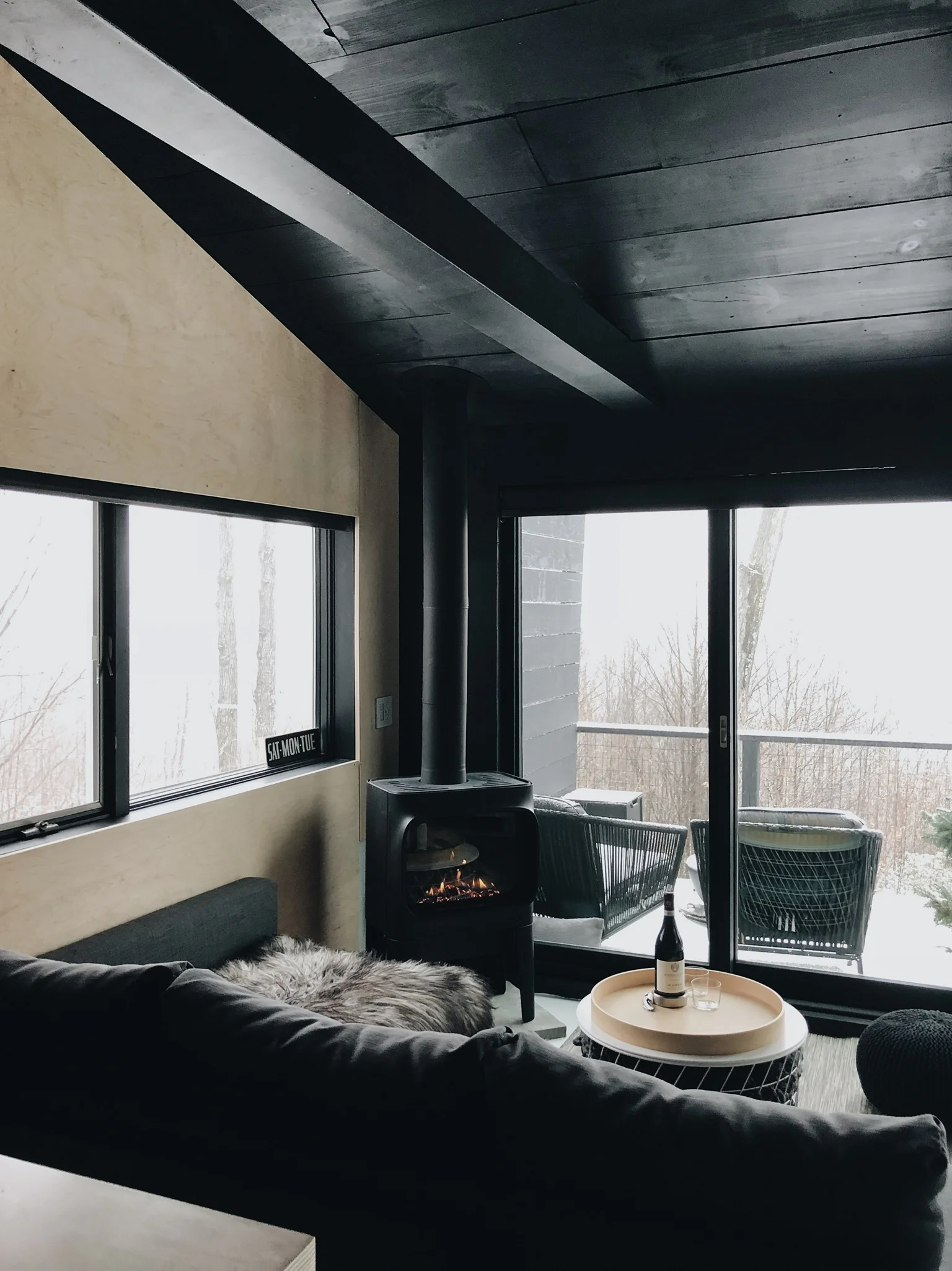 Cozy cast iron stove