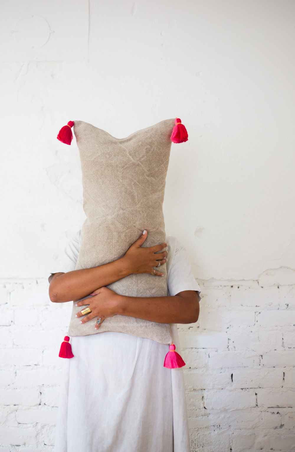 adelene simple cloth launches in the spring of 2014. they have designed a line of vintage washed cotton canvas and heavy linens that are as durable as they are beautiful. their rich, yarn-dyed colors and rugged linens are very liveable. we had fun