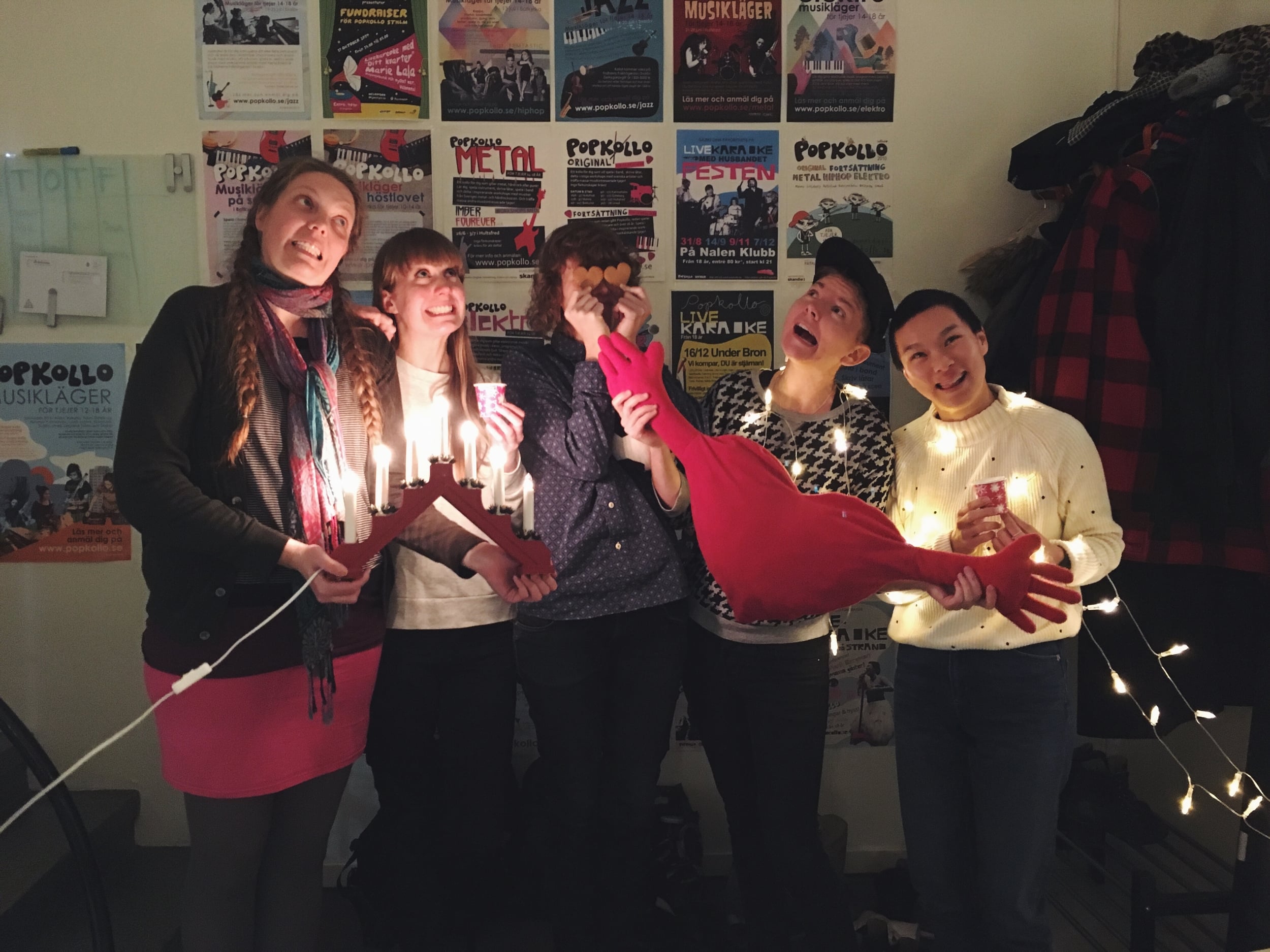 Popkollo staff members.