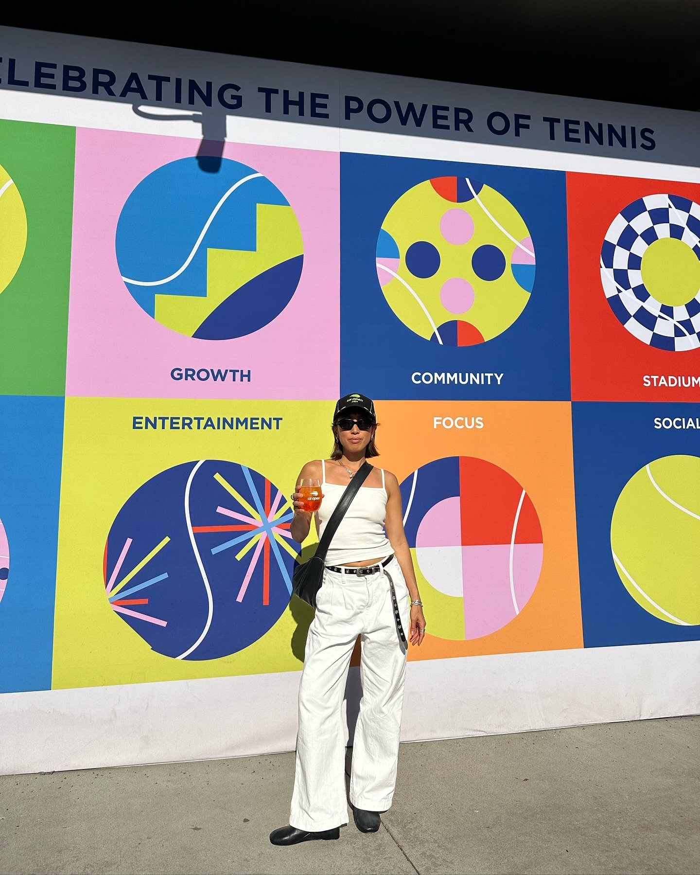 2 days at @usopen ! 🎾