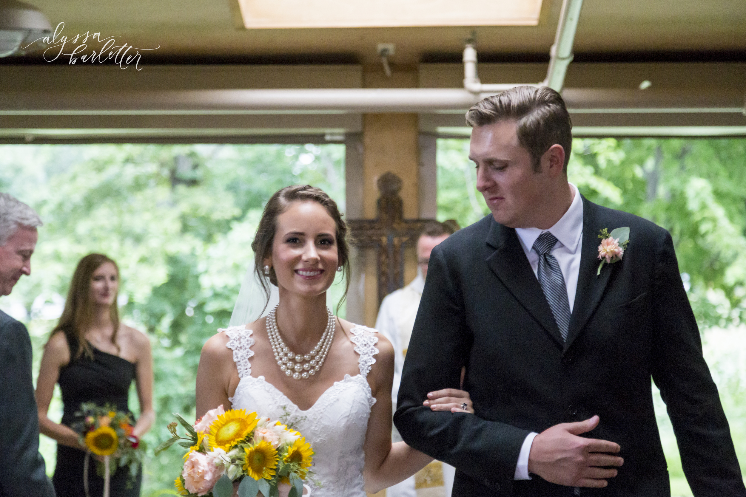 kansas city wedding budget mahaffie bride groom married exit