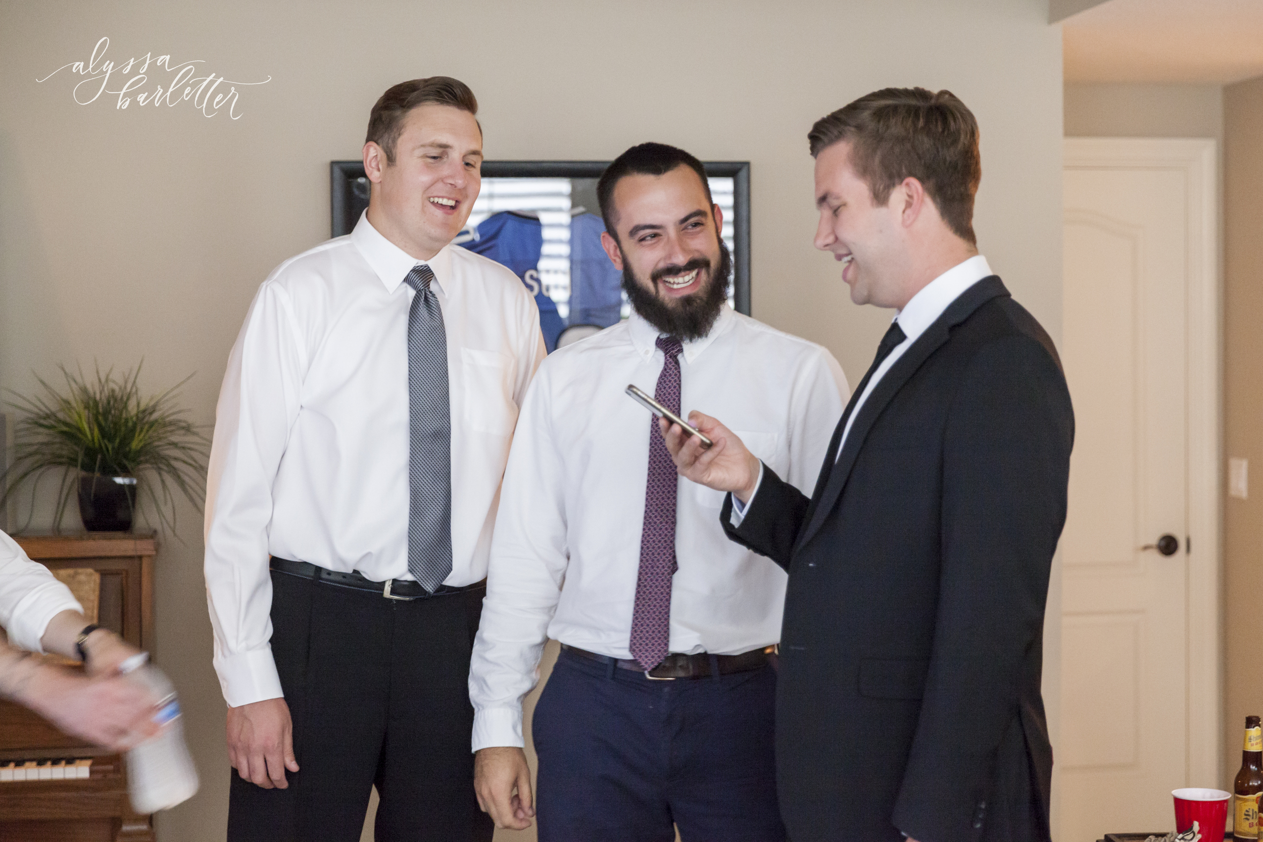 kansas city wedding budget mahaffie groom groomsmen getting ready