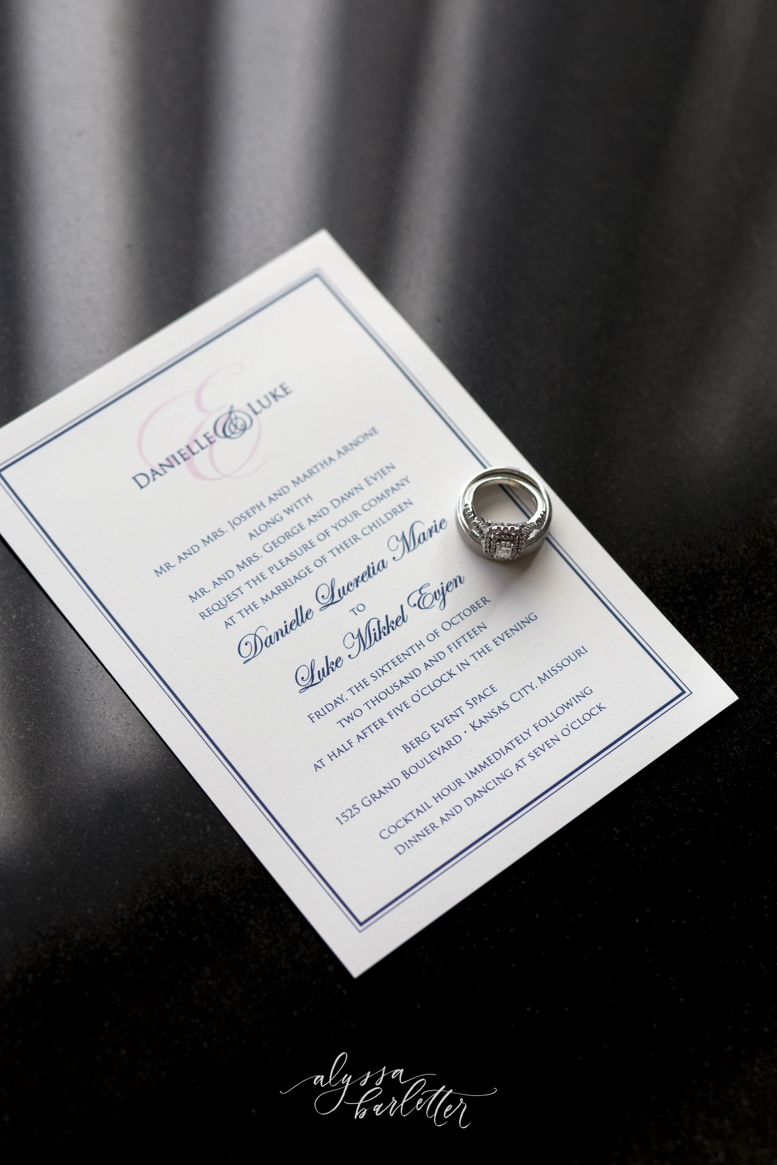 kansas city wedding photography engagement ring