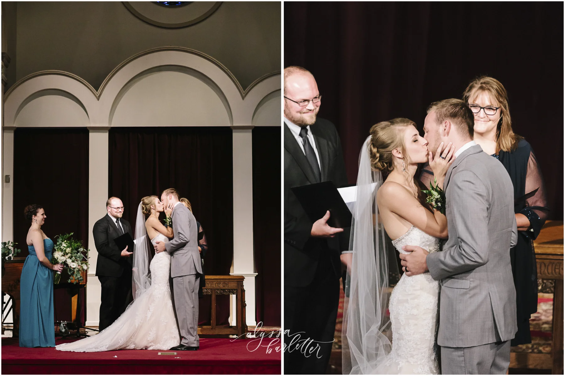 kansas city wedding photographer redeemer church midtown ceremony