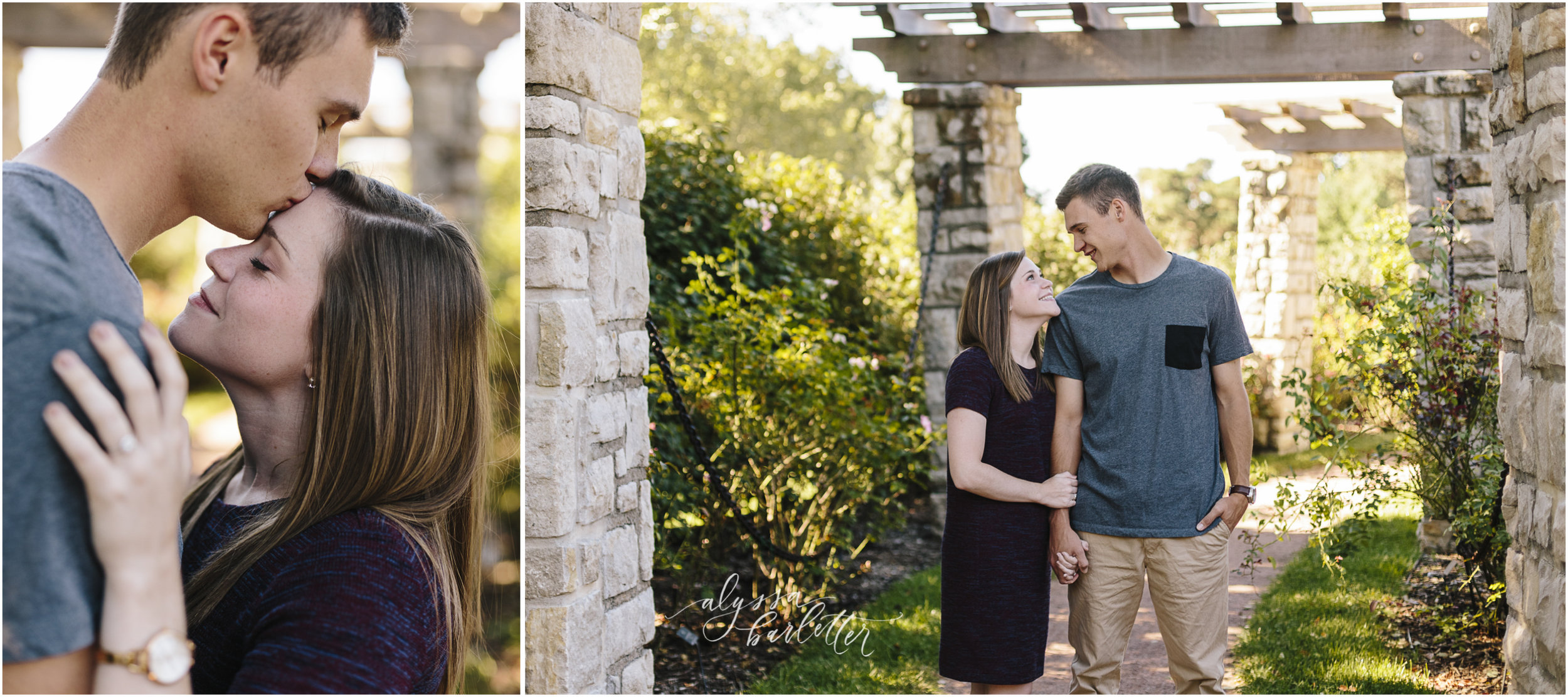 kansas city wedding photographer engagement loose park