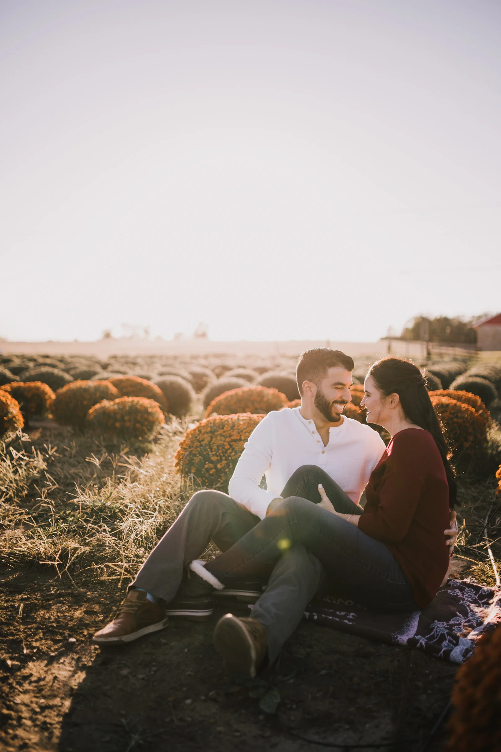 alyssa barletter photography fall pumpkin patch engagement photos sunset-4.jpg
