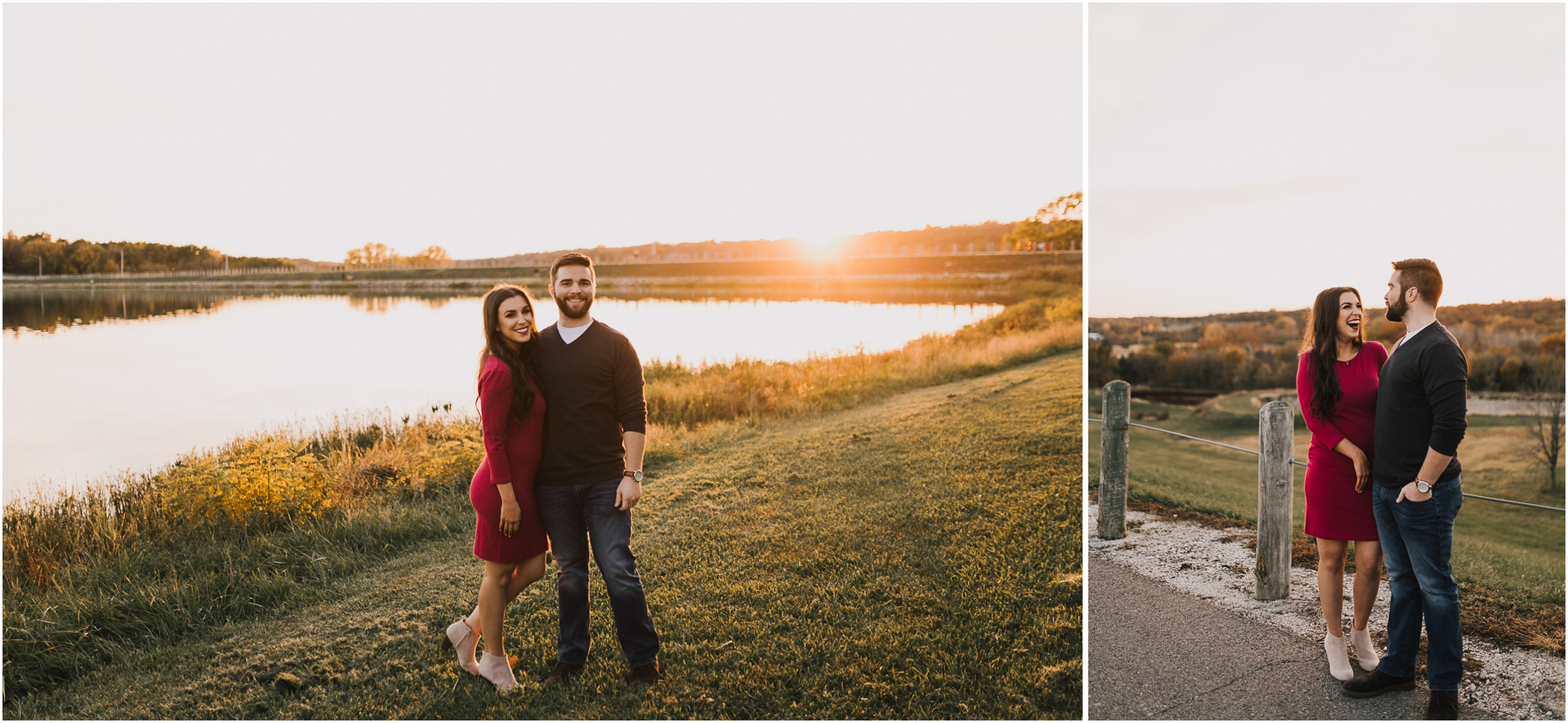 Chelsea and Logan // Playful and Romantic Autumn Engagement Session ...