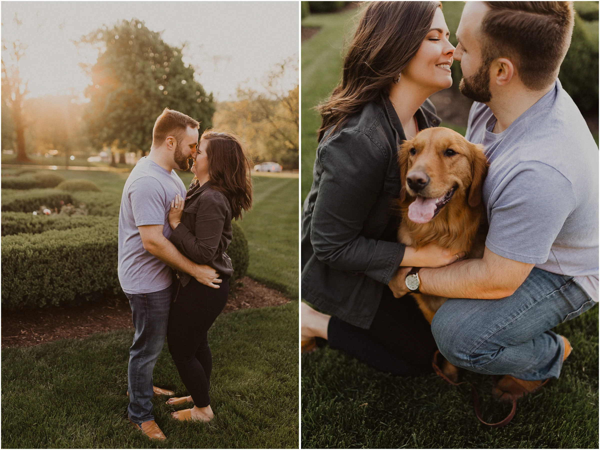 alyssa barletter photography brookside waldo in home yard session in spring with golden retriever dog-19.jpg