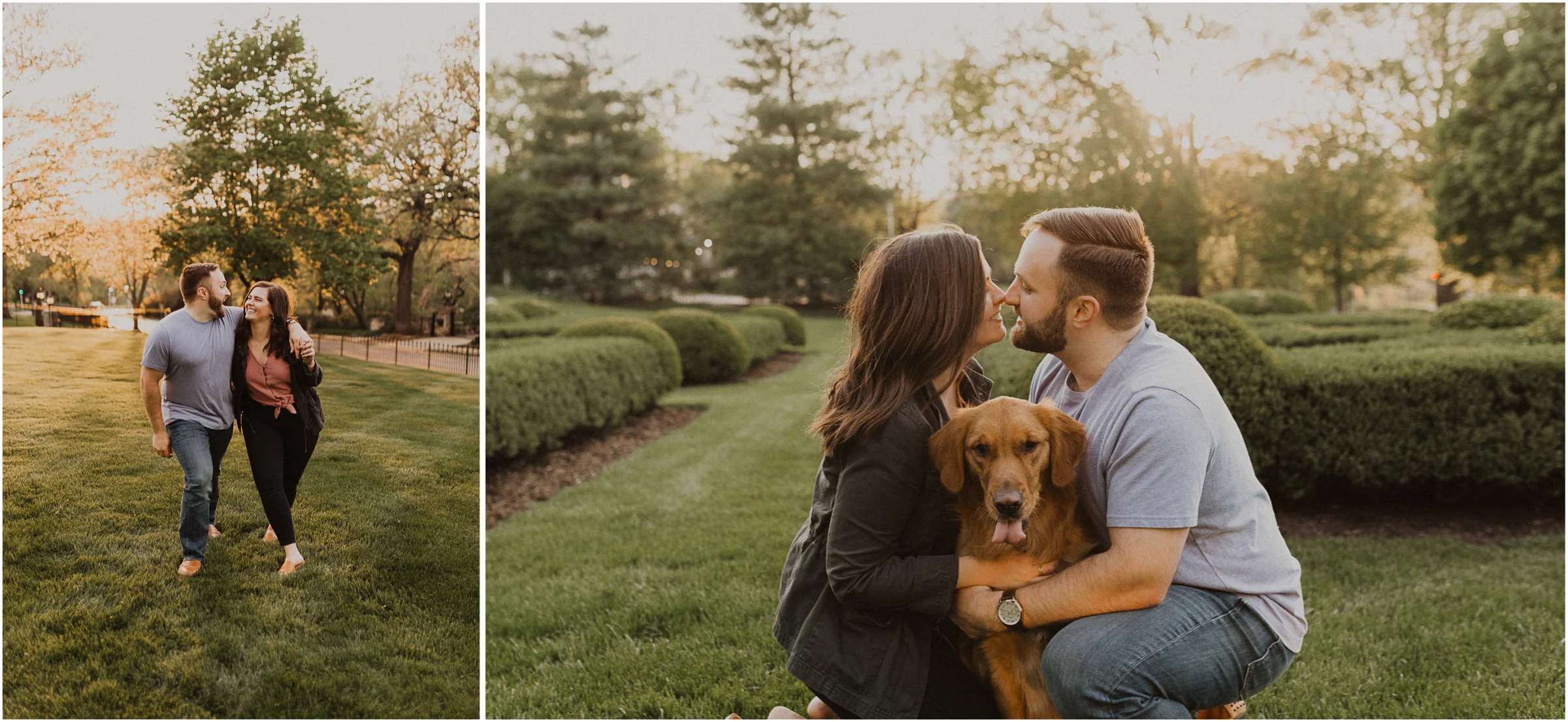 alyssa barletter photography brookside waldo in home yard session in spring with golden retriever dog-22.jpg