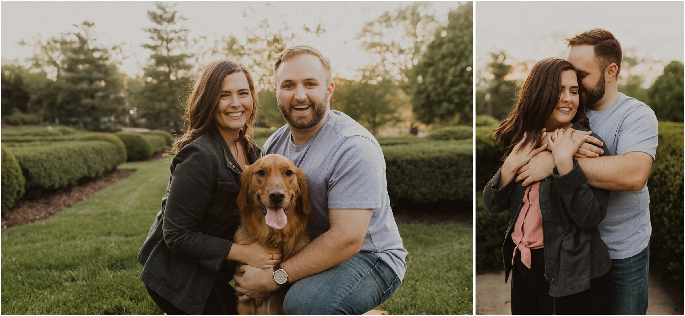 alyssa barletter photography brookside waldo in home yard session in spring with golden retriever dog-25.jpg