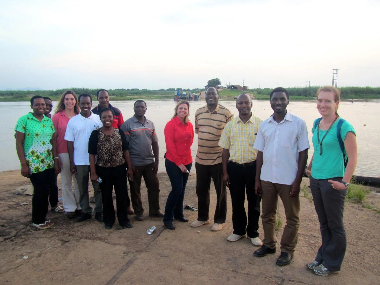 KELLEY PASCOE (FAR RIGHT) IN TANZANIA. 