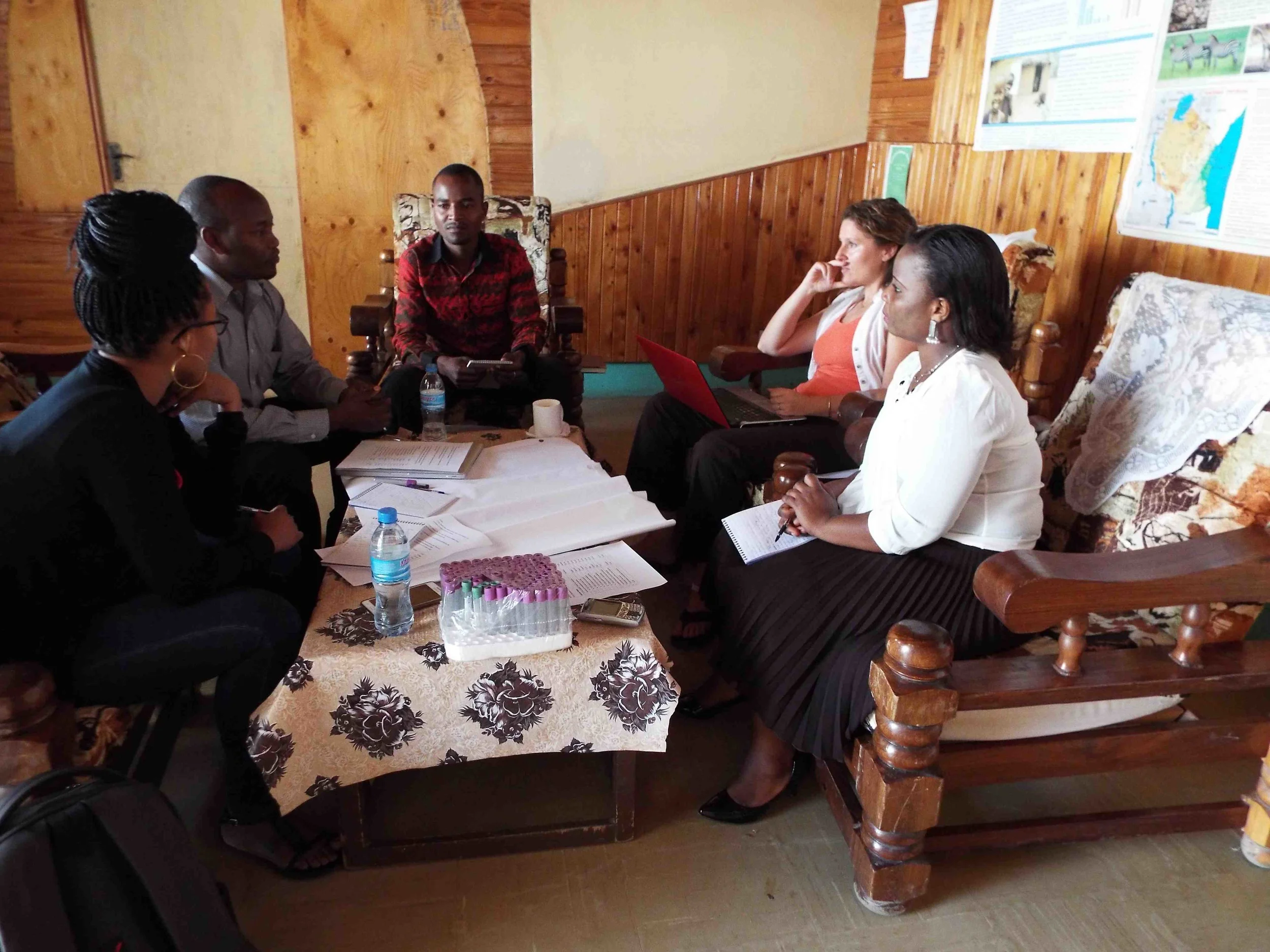 Panelists discussing project implementation ideas