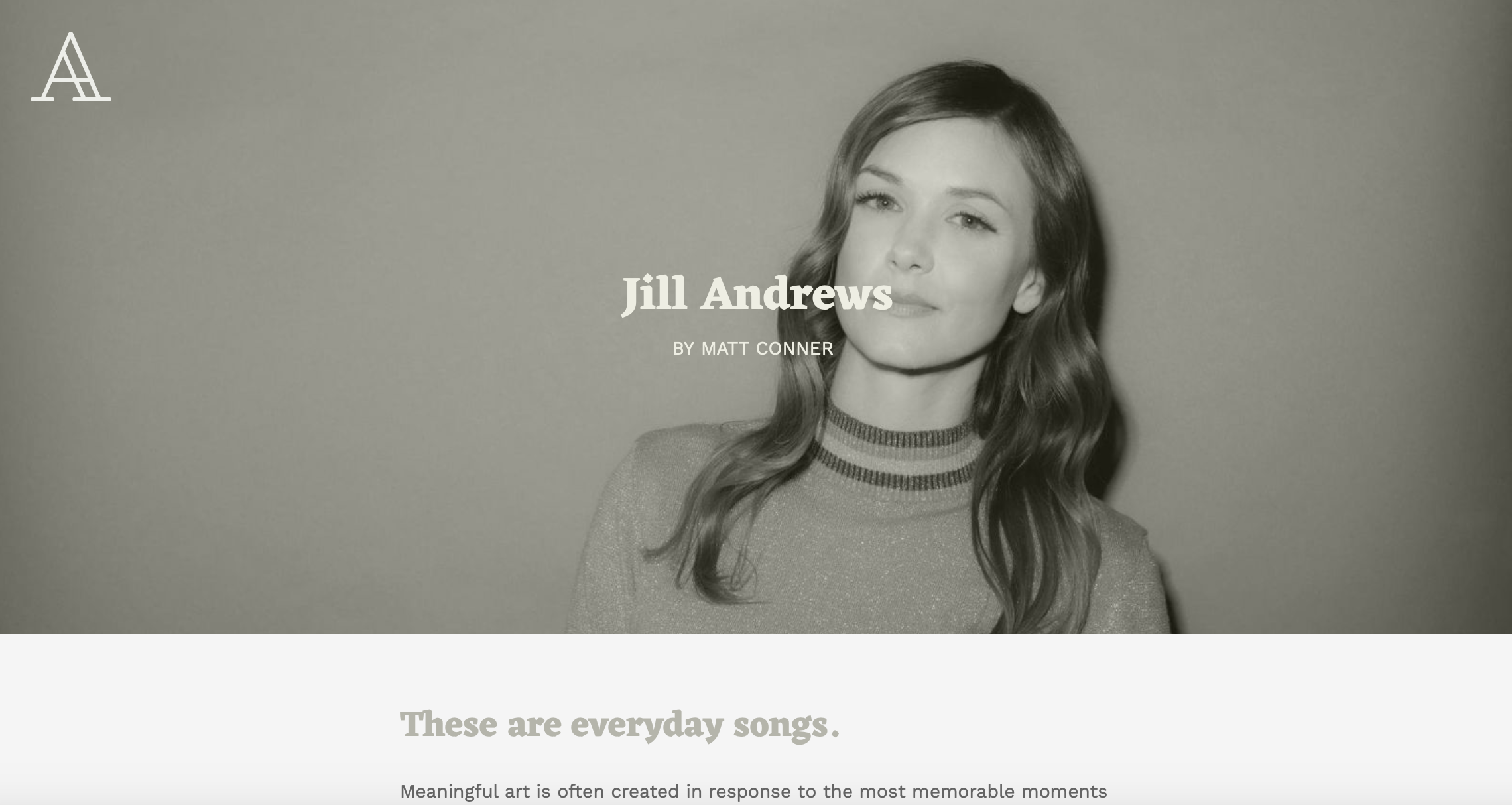 Thirties Press — Jill Andrews