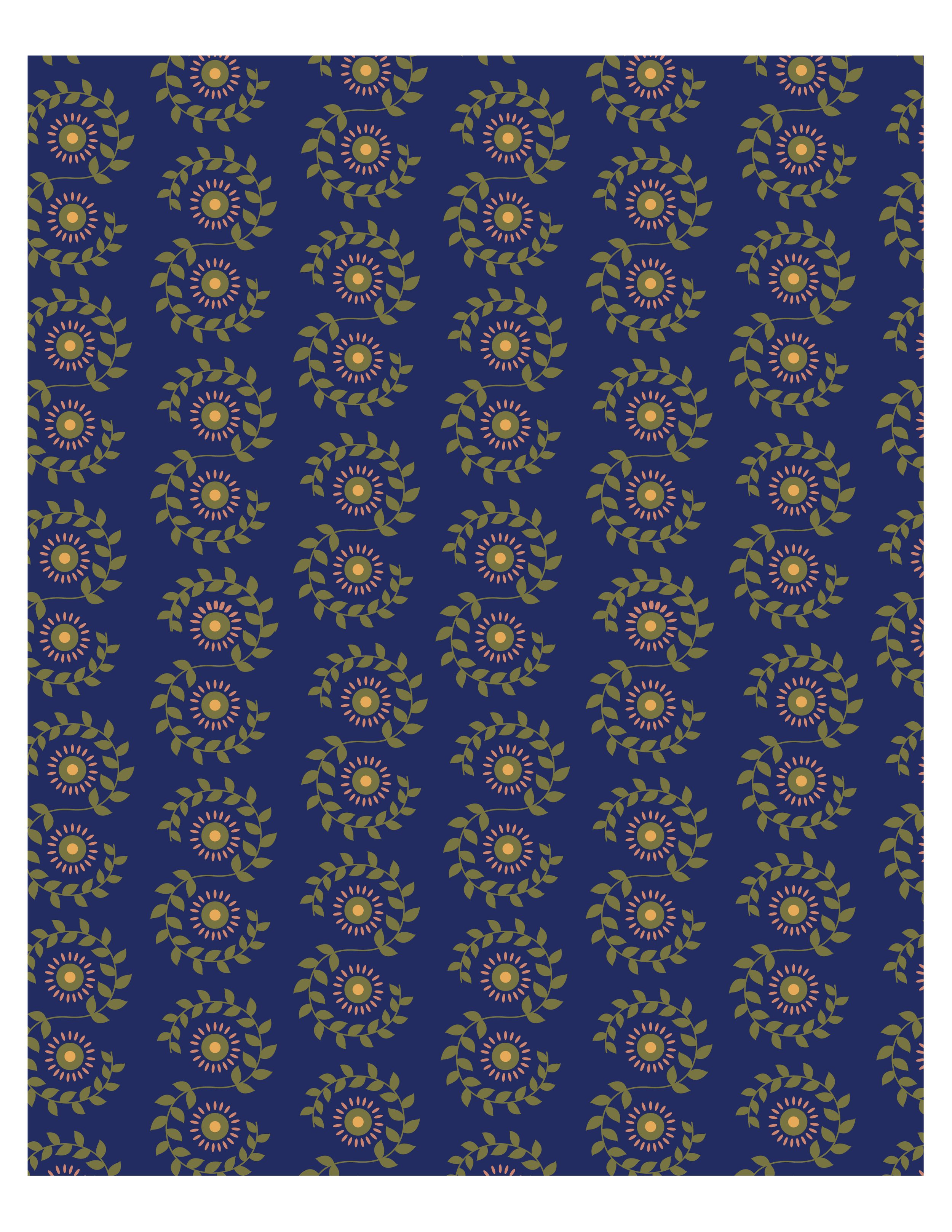 Floral Vine on Blue Pattern Print-01.jpg