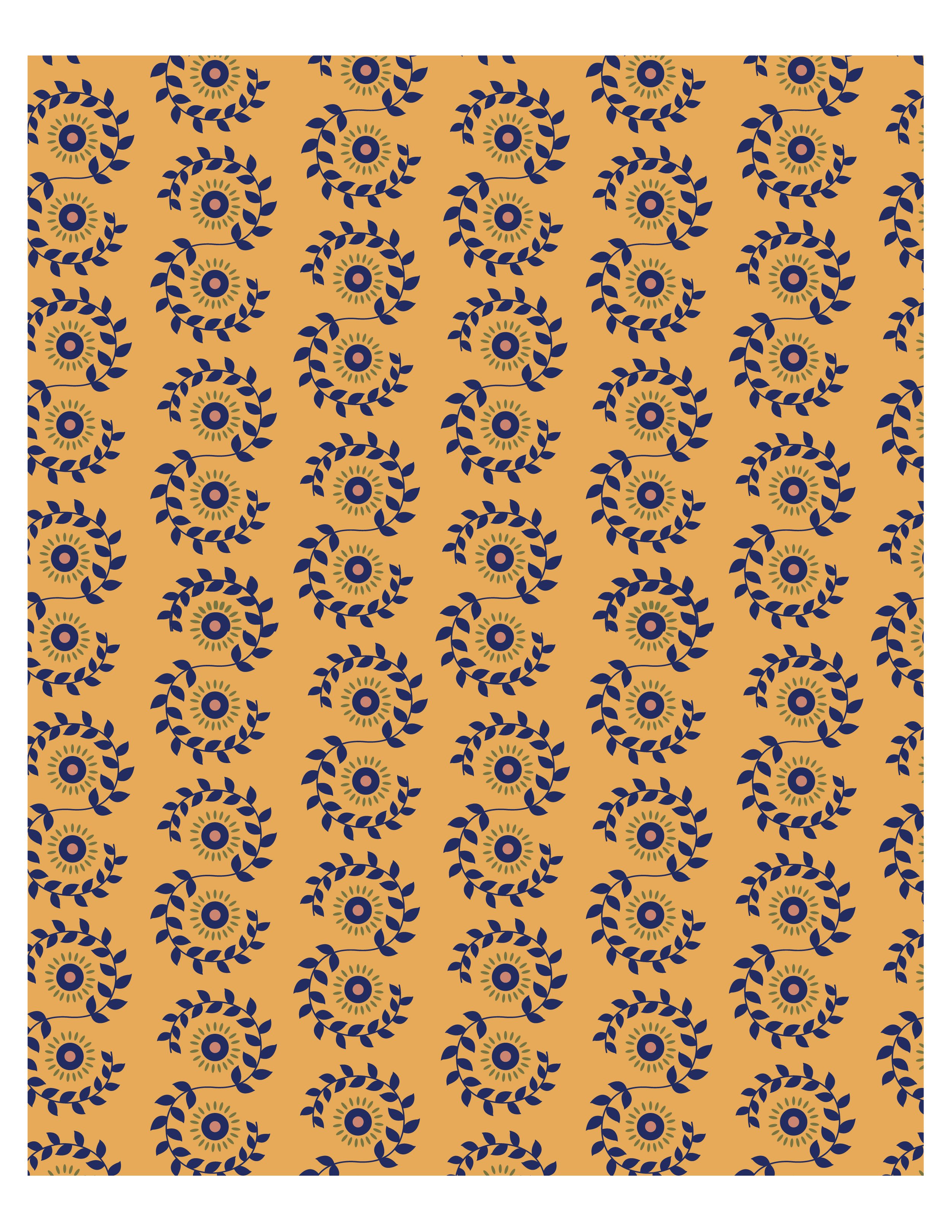 Floral Vine on Yellow Pattern Print-01.jpg