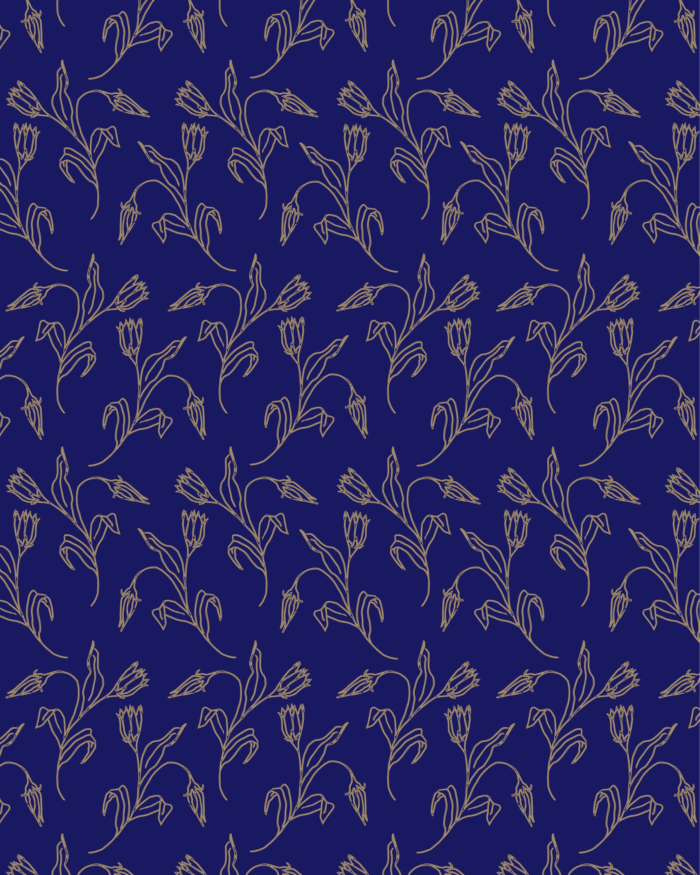 Floral Stem Midnight Patterm Print.jpg