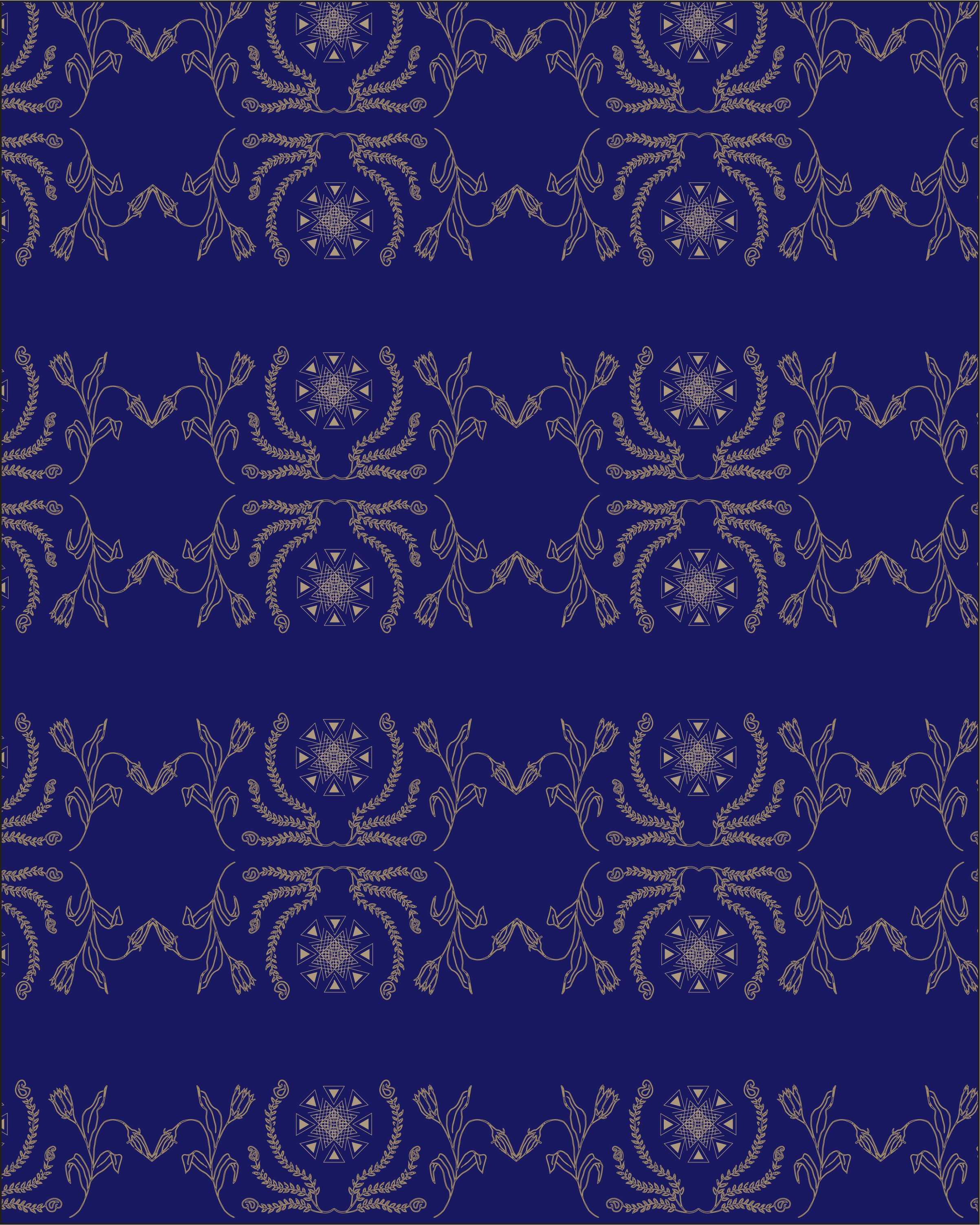 Midnight Reflection Pattern Print.jpg