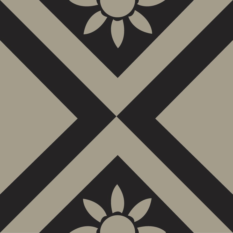 Dark Neutral Geometric Half Floral Tile.jpg