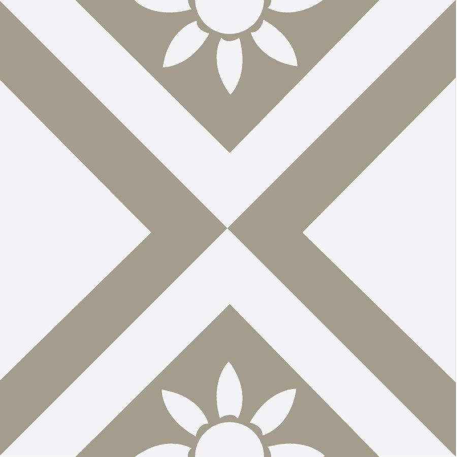 White Sand Half Floral & Geometric Tile.jpg