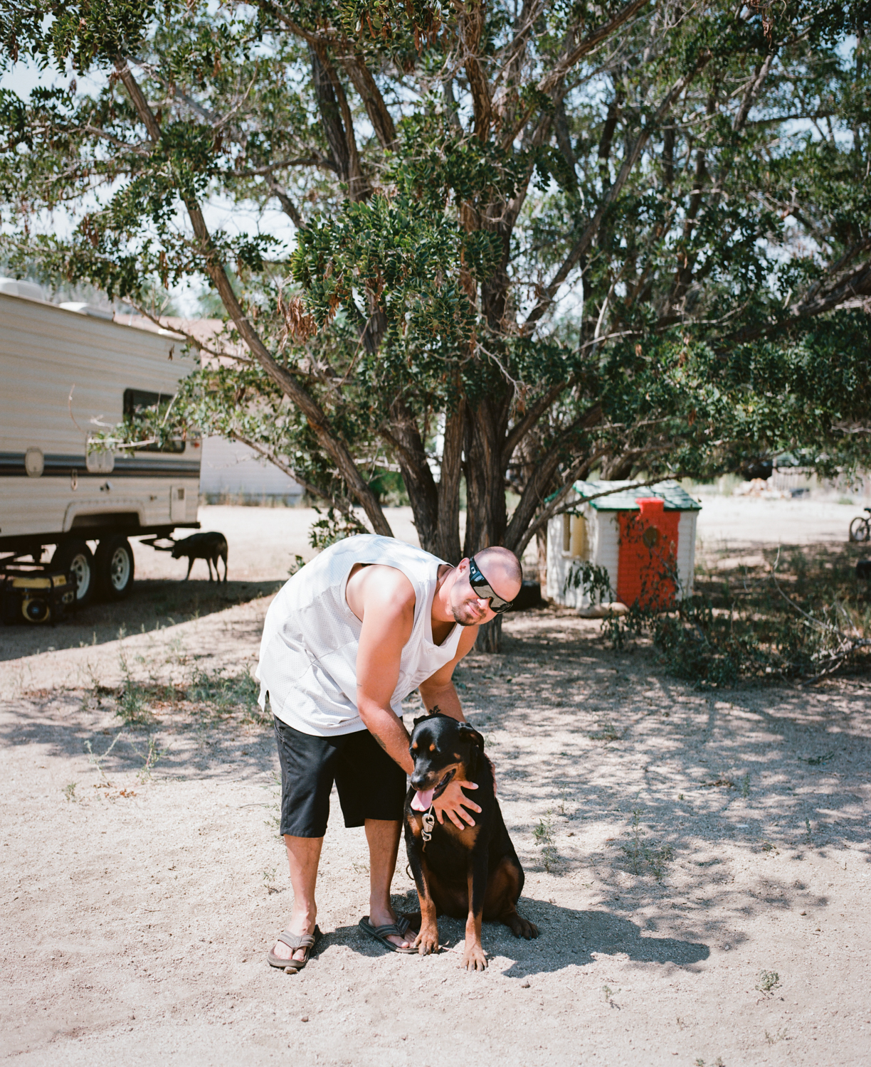  Paul and Roxie. Lone Pine, CA. August 2015. 