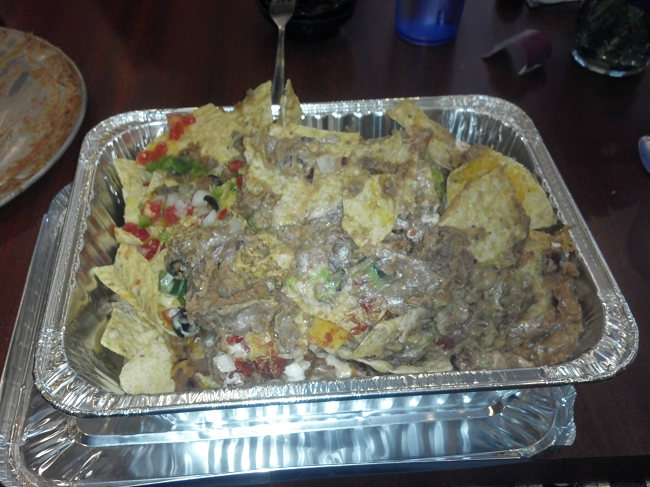 That’s right, even after 45 solid minutes of eating, it still filled a whole catering tray.