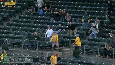 I would go to games more often if this happened more often.