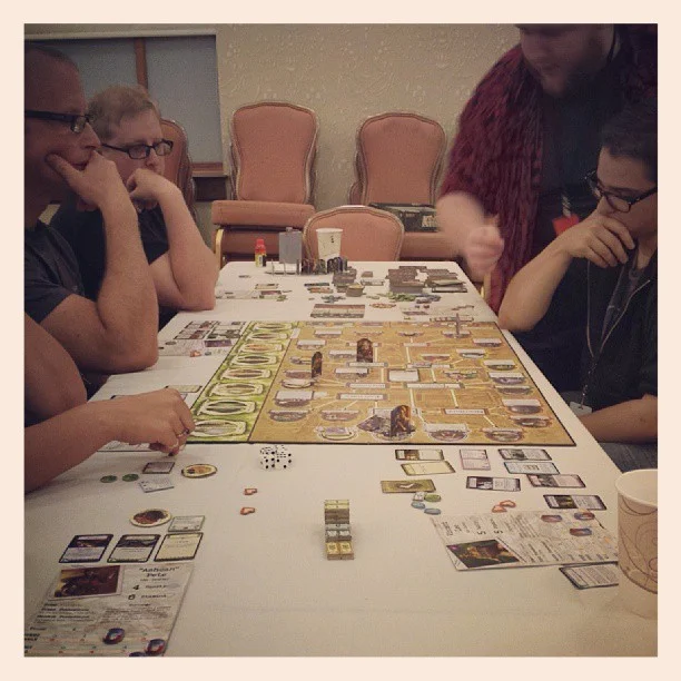 It only took five and a half hours, but we managed to save Arkham from the foul Shub-Niggurath. Good thing the ton of nachos I had for lunch were enough to power me through.