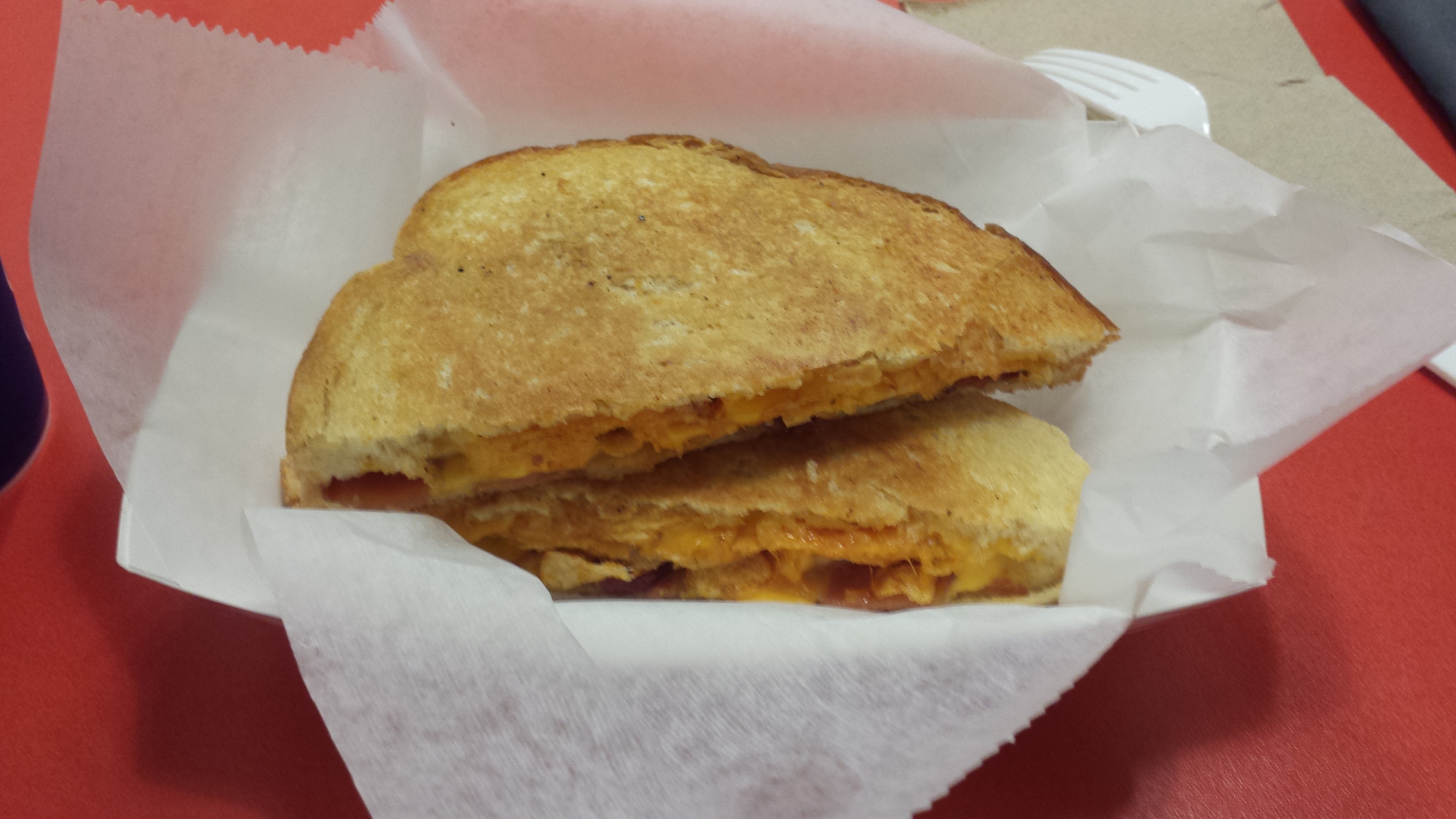 Cheddar Cheese, Bacon, BBQ Cape Cod Potato Chips, Thick Cut Sourdough
