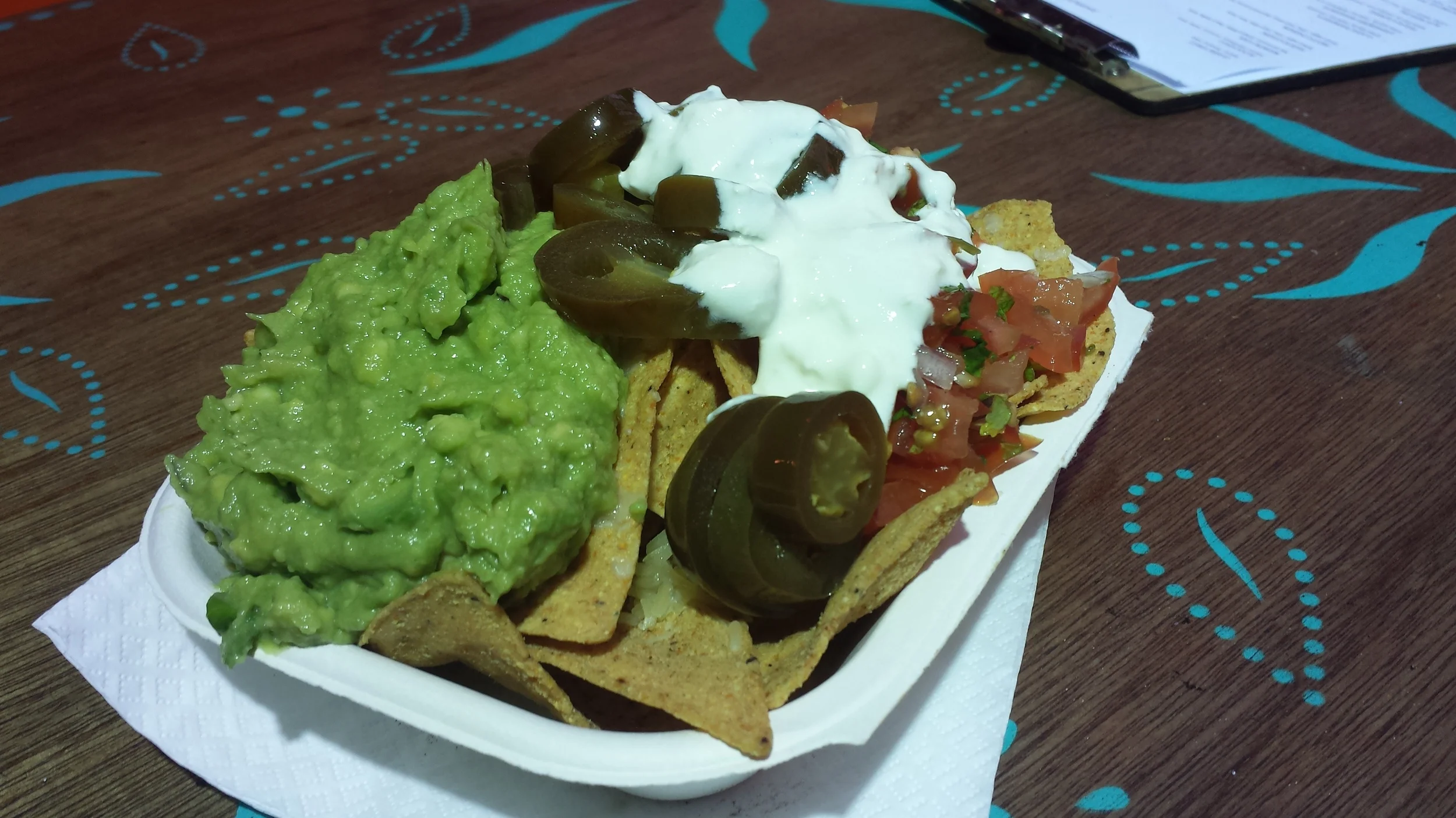 Nary a burnt chip in sight.