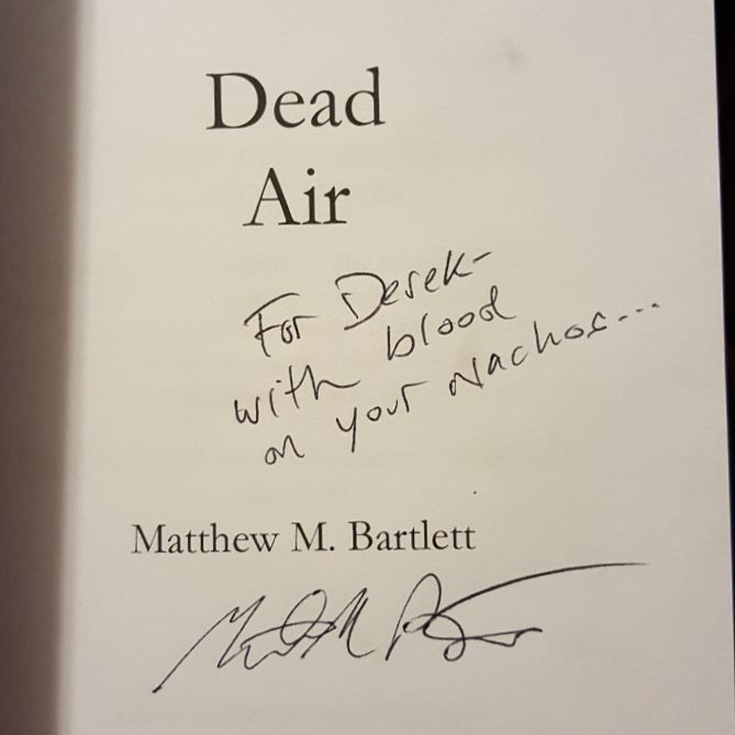 If you're extra lucky you could also get a copy of a spooky book magically signed as well!
