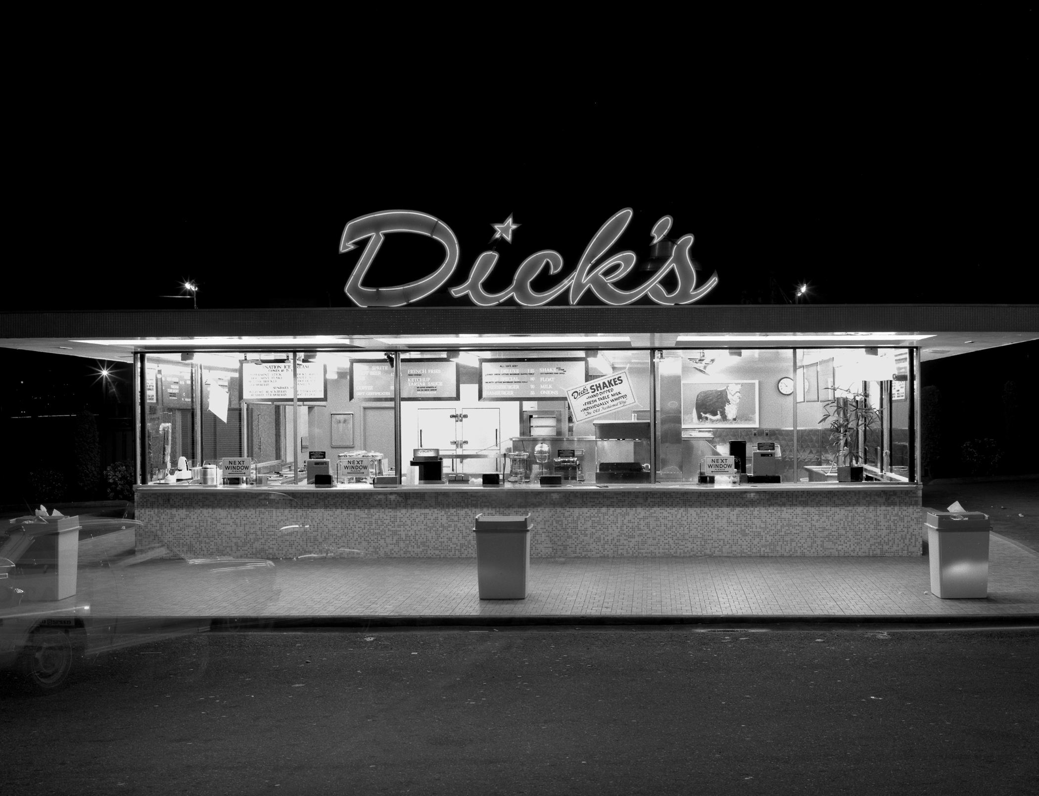 Dick's Drive Inn, Seattle, Washington, 1985. ©Kelly Povo