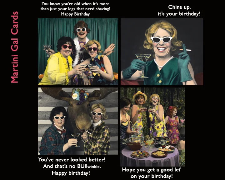 Martini Gal Cards
