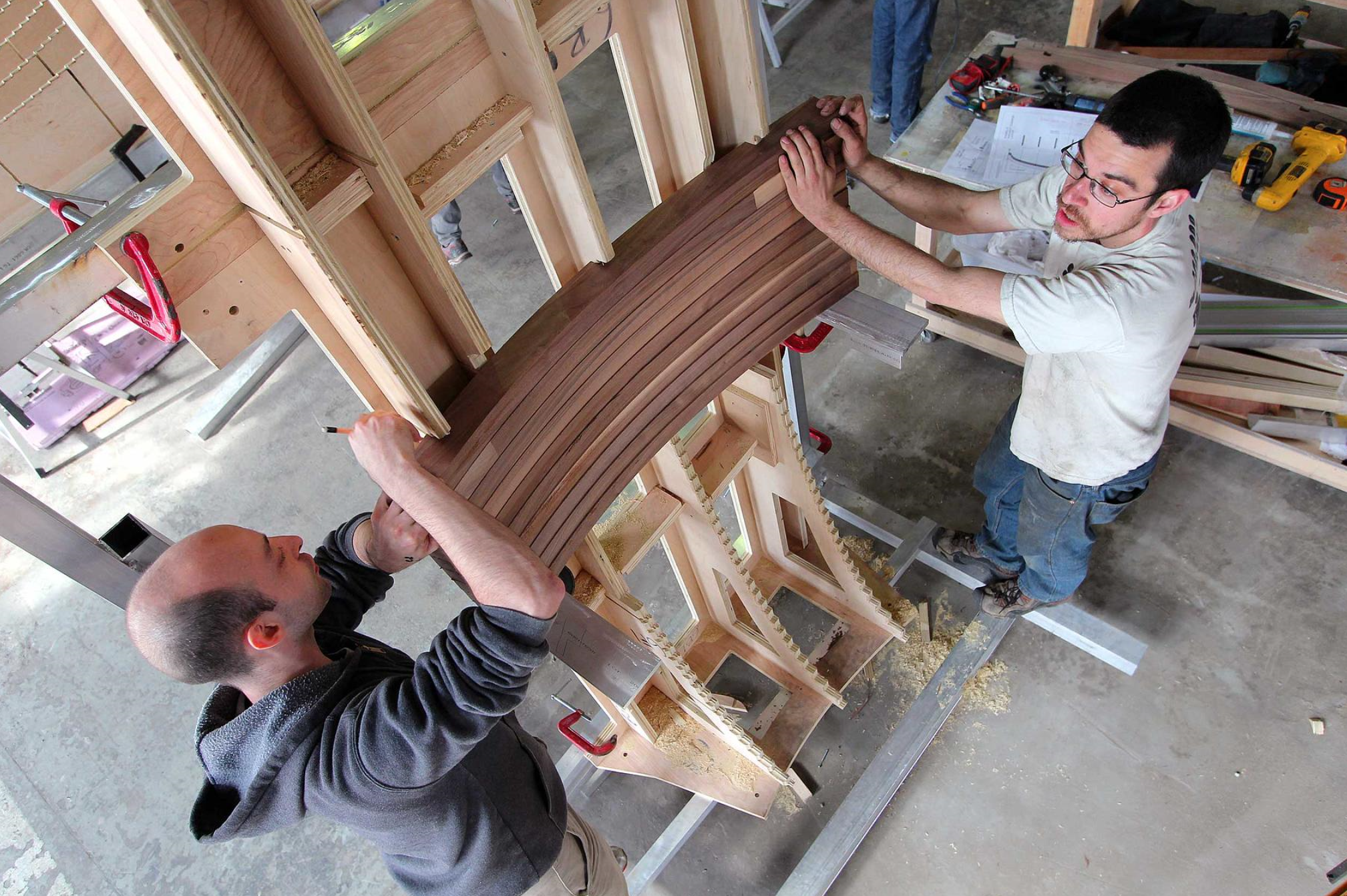 The scale and scope of this project was truly groundbreaking for the methods of fabrication employed and required the participation of myself and the entire staff at Situ Fabrication to construct.