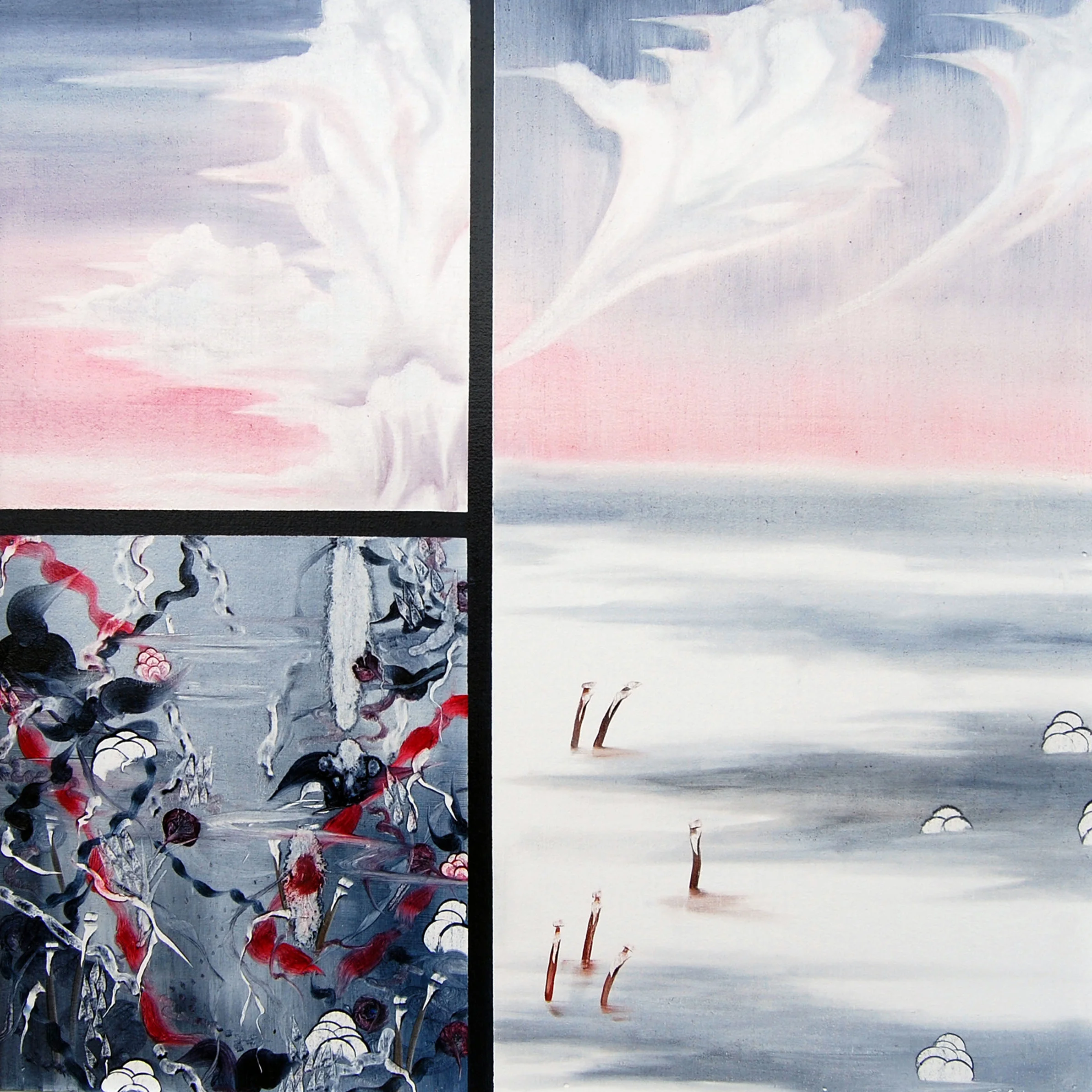 De-composition in blue No.6