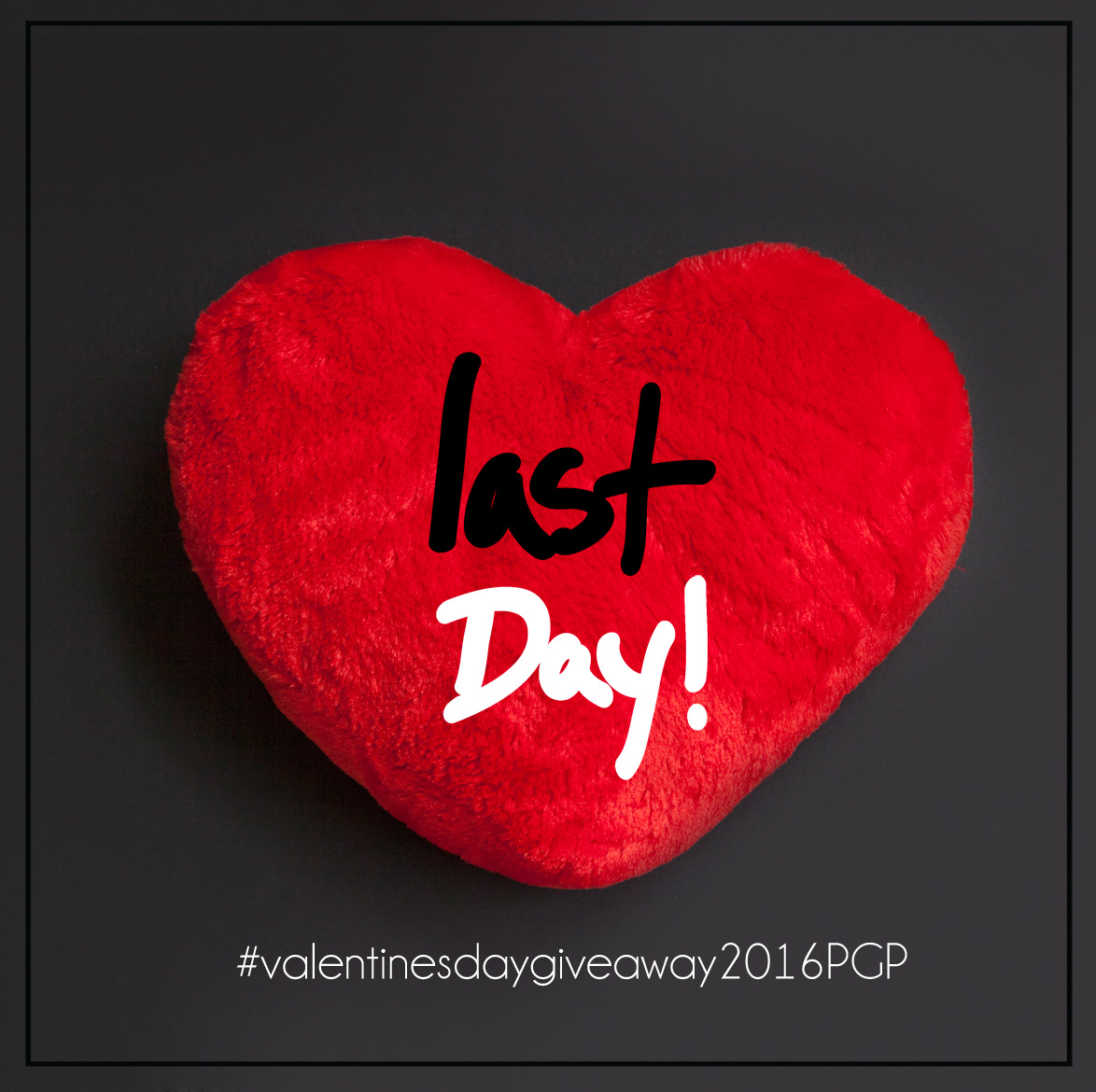 Last day to enter Giveaway this valentines day!