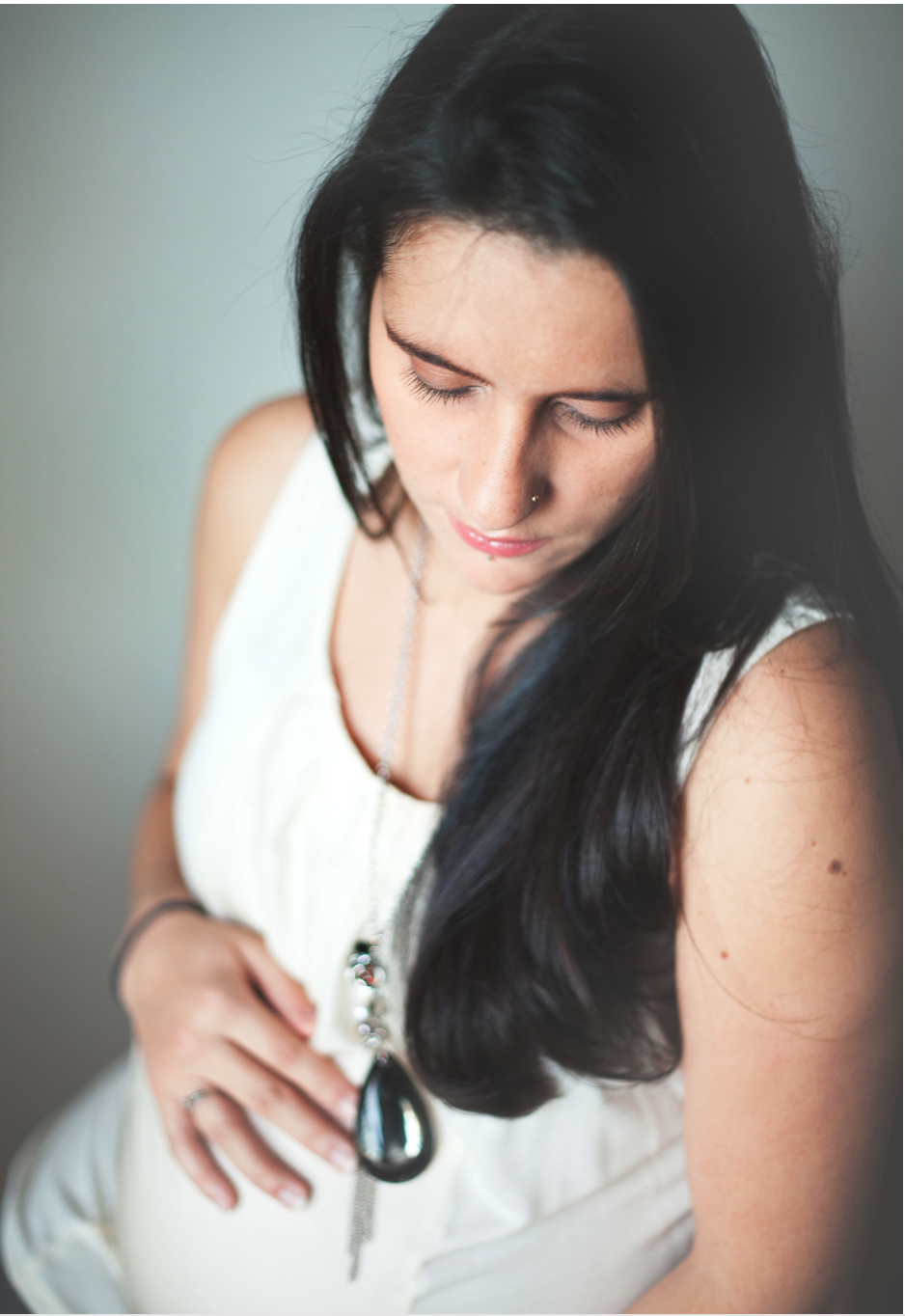 Charlotte NC Family Portrait Photography: Maternity : Portrait : Snow : Meet Yvette :