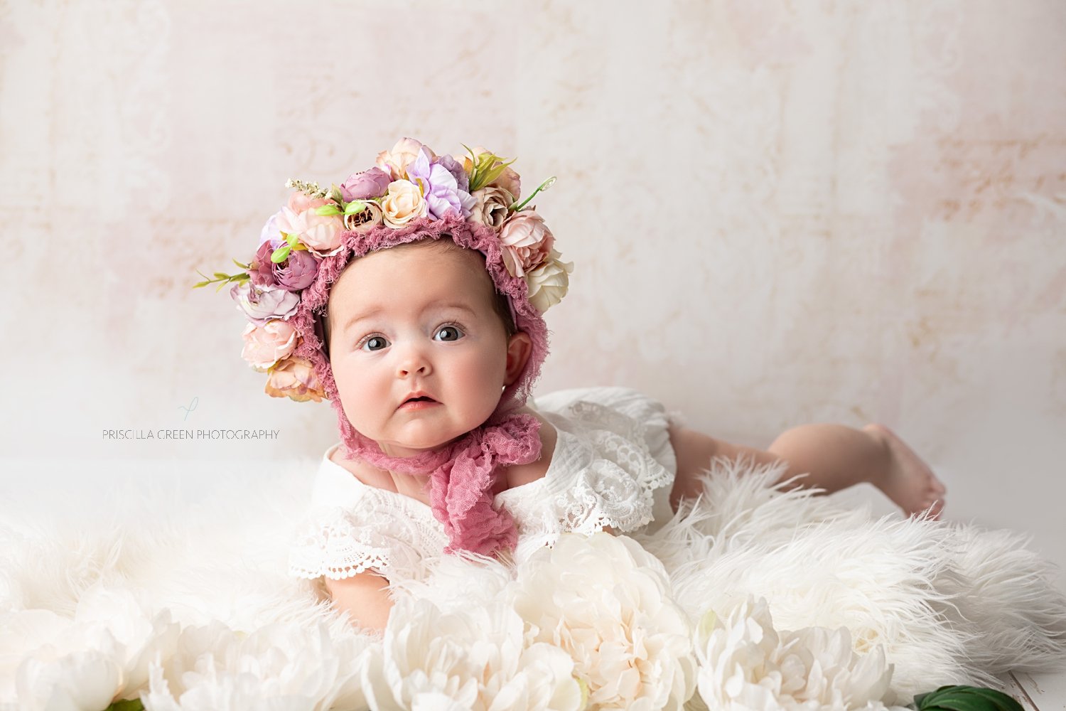 baby girl photoshoot