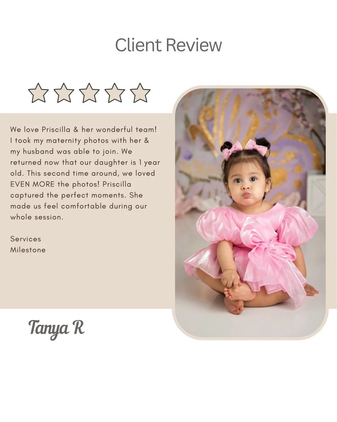 We love having so many return clients like Tanya R. Being their go-to photographer and watching their family grow is our greatest joy!🫶