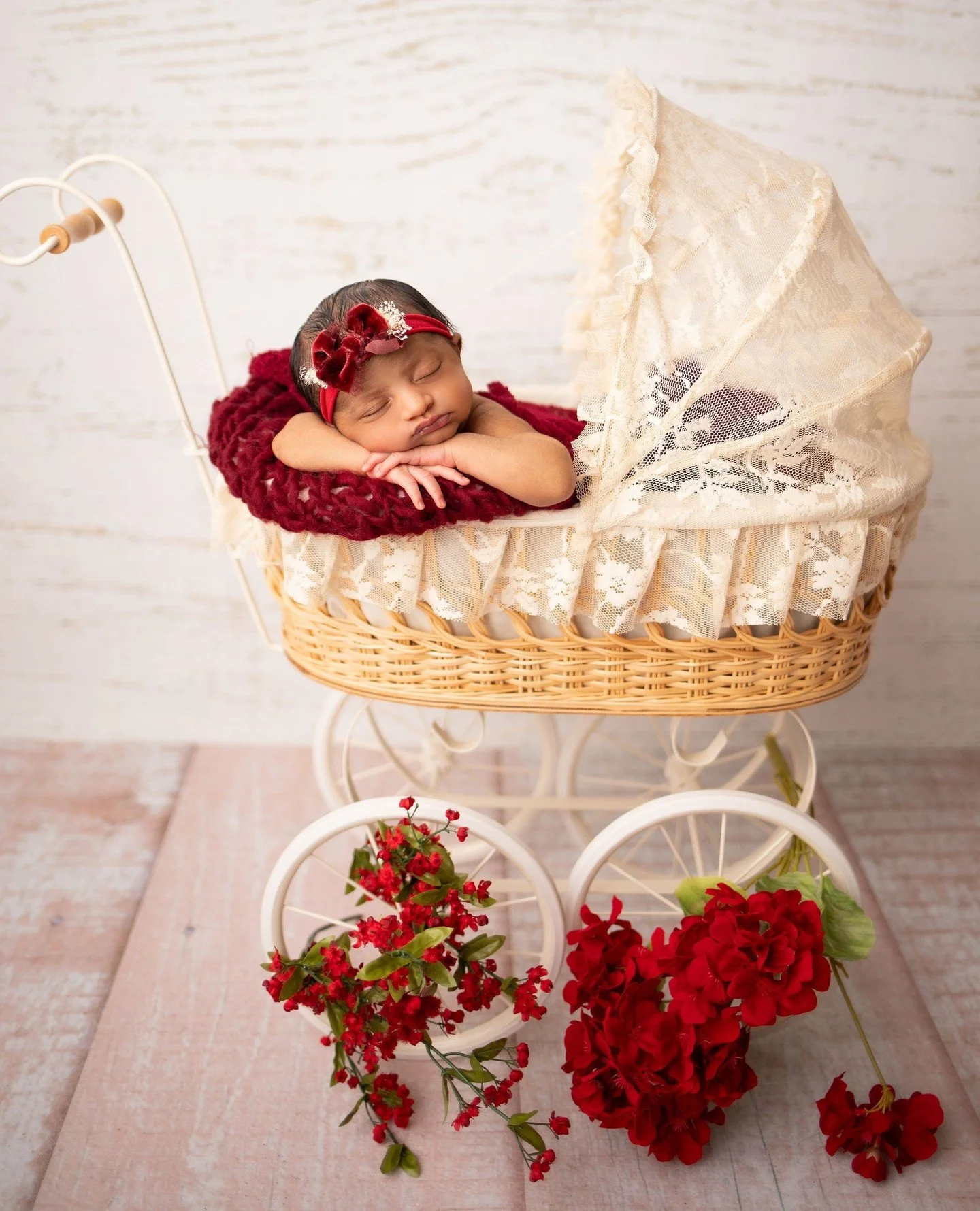 Precious little girl, adorned with the most delicate details. We love creating custom designs like these, and giving our families the beautiful and unique galleries they deserve❤️⁠
⁠
Maternity &bull; Newborn &bull; 1 year &bull; Family⁠
1609 Sardis R